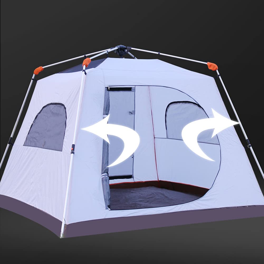 Automatic Pop Up Camping Tent - Easy Setup Family Tent for Beach, Outdoor, Travel, Hiking, Camping, Hunting & Fishing | Perfect for Family Vacations, Weekend Getaways & Outdoor Adventures
