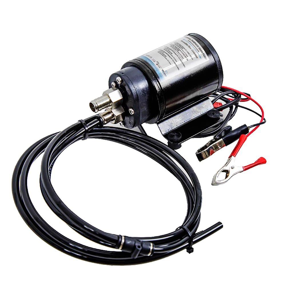 12V Gear Pump Oil Change Kit - Universal Fit for Automotive & Industrial Use [04-03-009] - Multicolor Oil Transfer Pump for Engine, Hydraulic & Machinery Maintenance