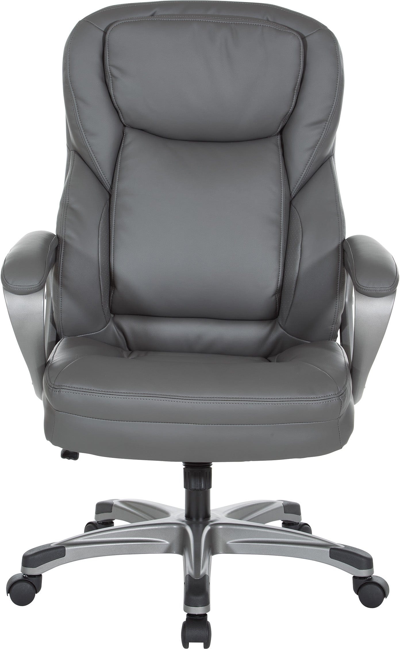 Office Star Executive Bonded Leather Office Chair [ECH6770] - Ergonomic Desk Chair for Home & Office, Adjustable Height & Swivel, Comfortable Work Chair for Long Hours