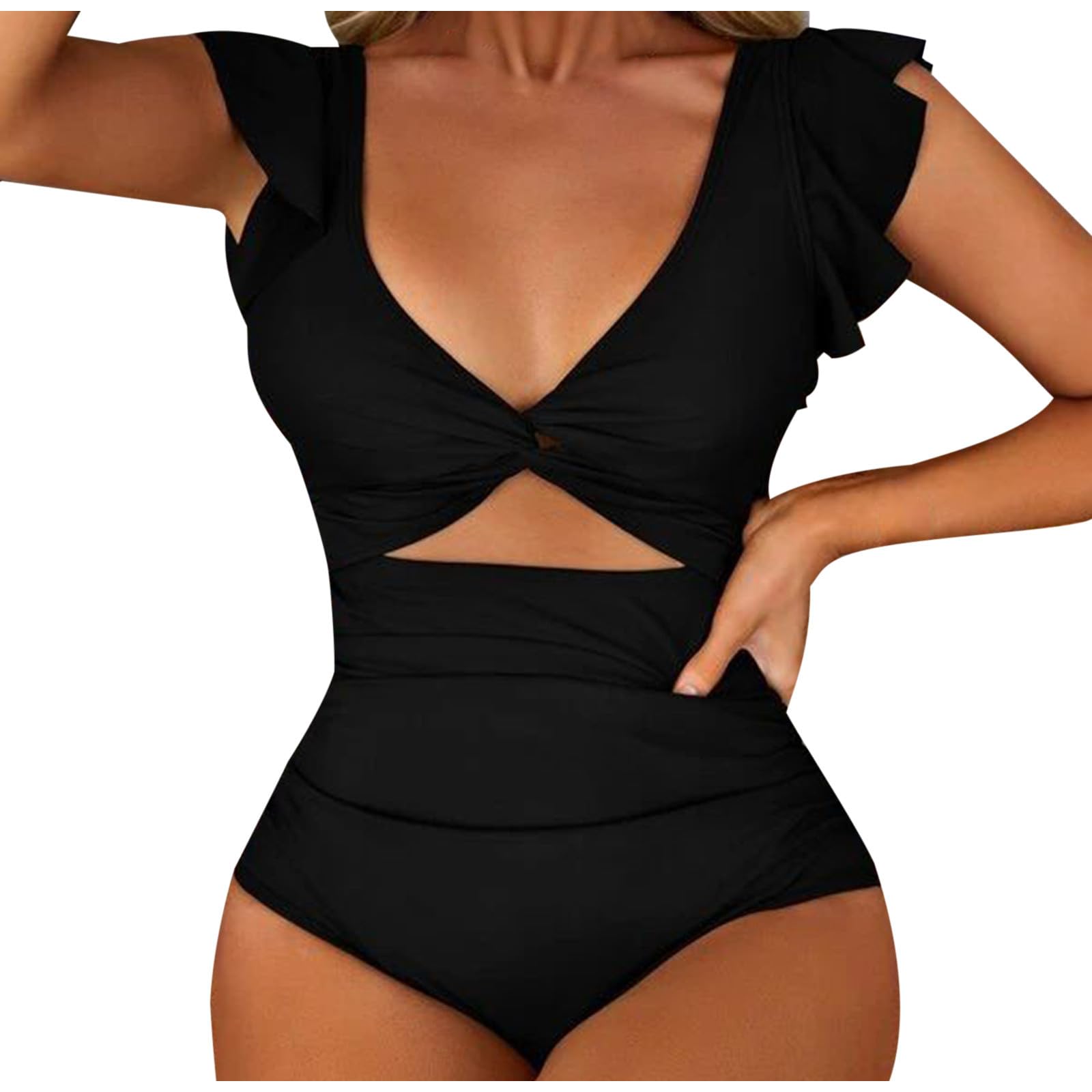 APIVOE Women's Long Sleeve Swimwear - Modest One Piece Swimsuit with Bikini Top & Cover Up Skirt | UPF 50+ Sun Protection | Perfect for Beach, Pool, Resort Vacations & Water Sports