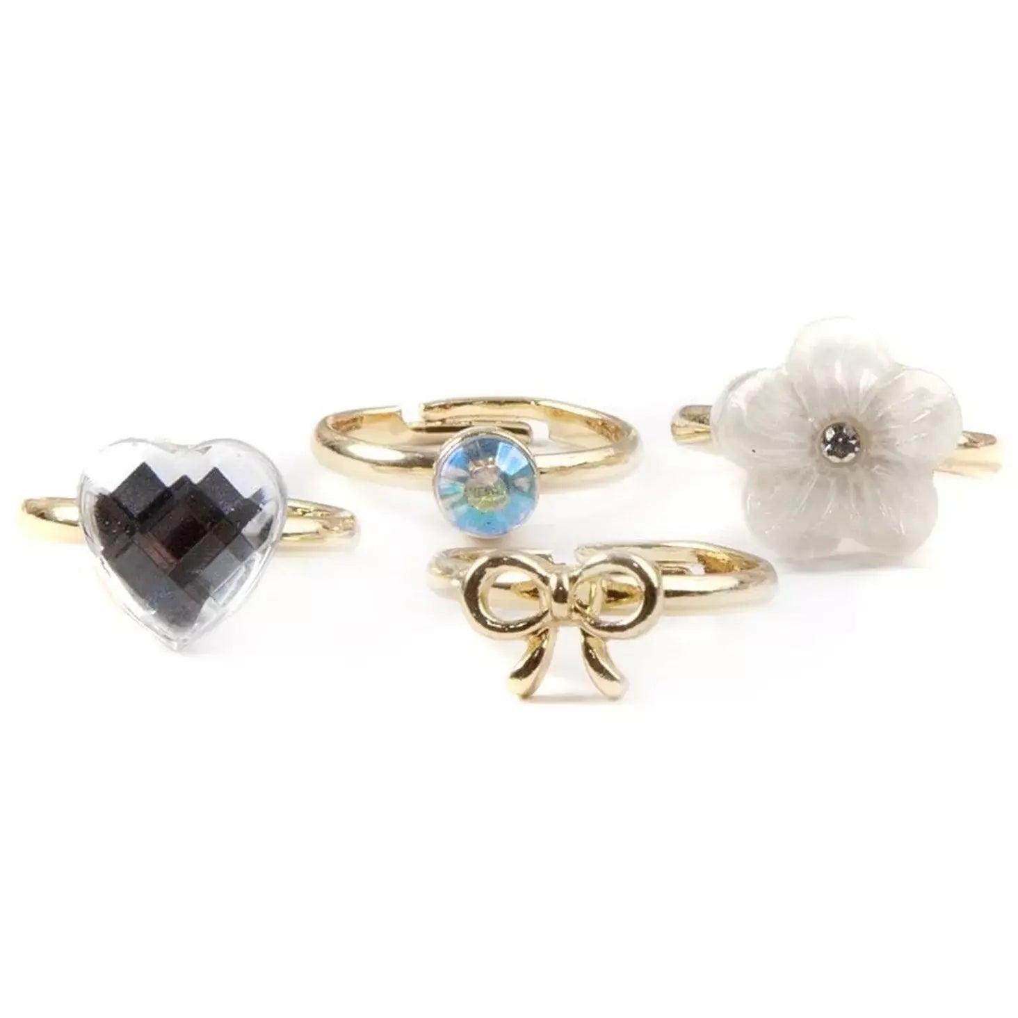 Trendy Sassy Rings Set of 4 - Fashion Statement Jewelry for Women | Perfect for Parties, Date Nights & Everyday Wear