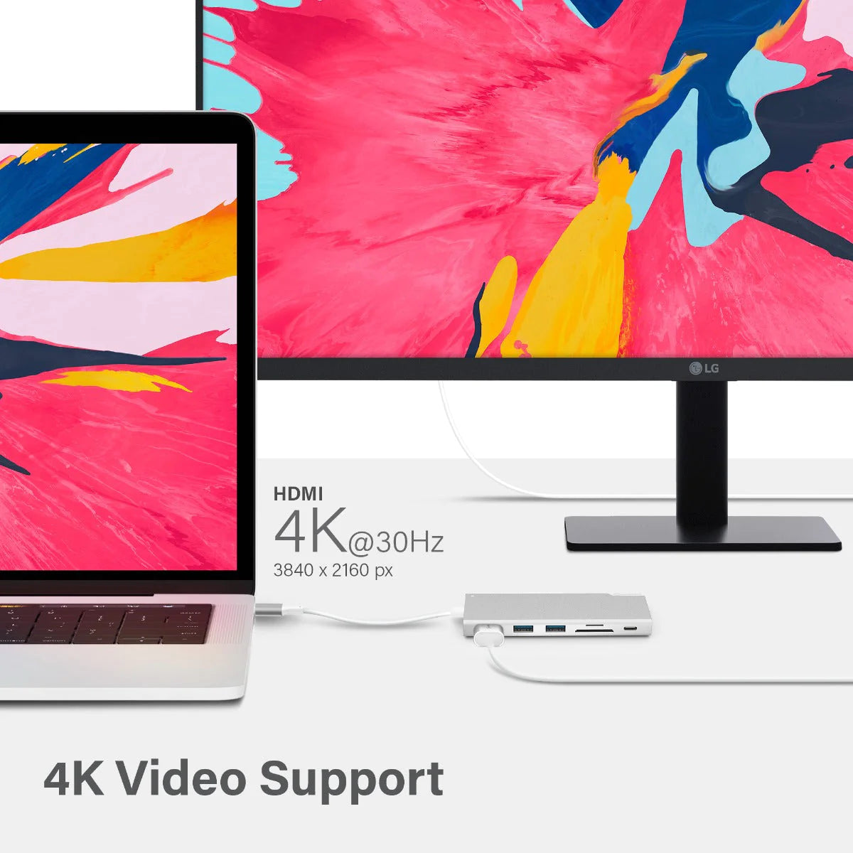 UNI USB C Dock with Power Delivery - Ultra Series | 4K HDMI, Ethernet, USB Ports for MacBook Pro, Dell XPS, HP Laptop | Home Office & Gaming Setup