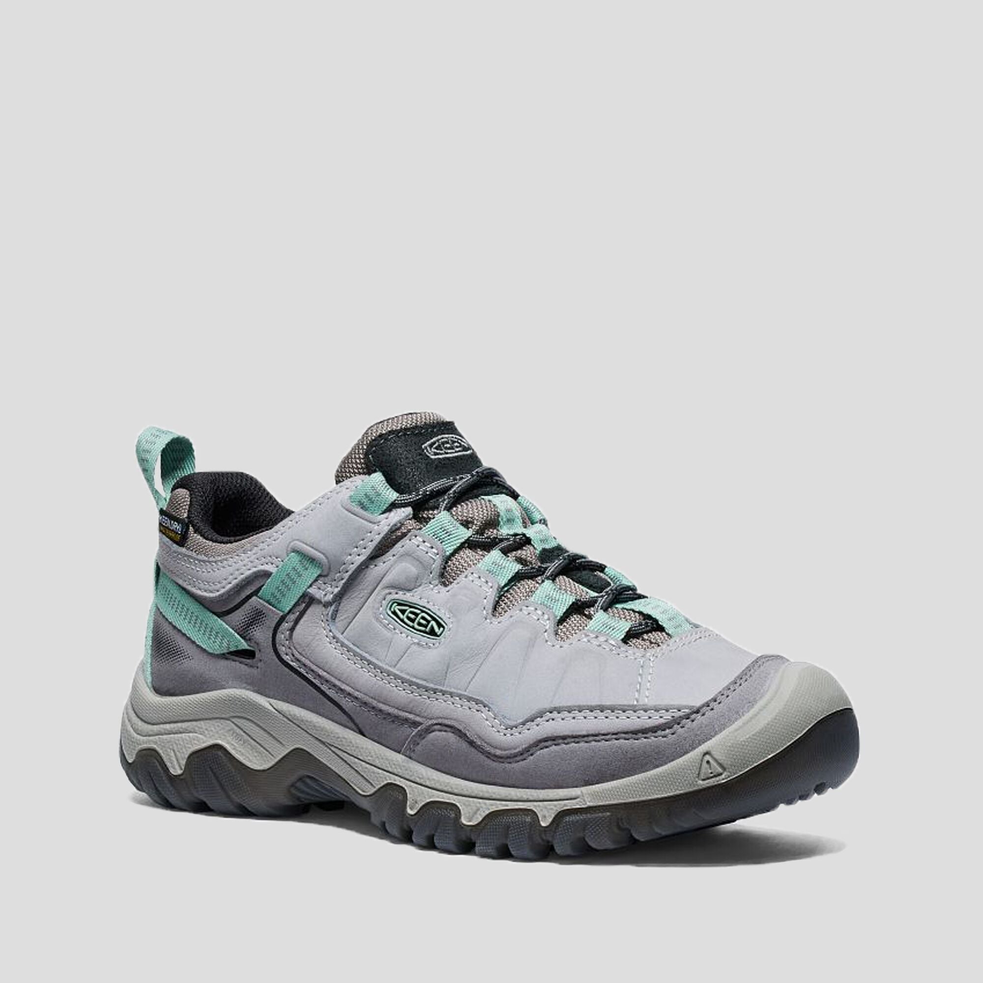 Women's Keen Targhee IV Waterproof Hiking Boots - Alloy/Granite Green - Lightweight & Durable for Outdoor Adventures, Trail Hiking & Backpacking