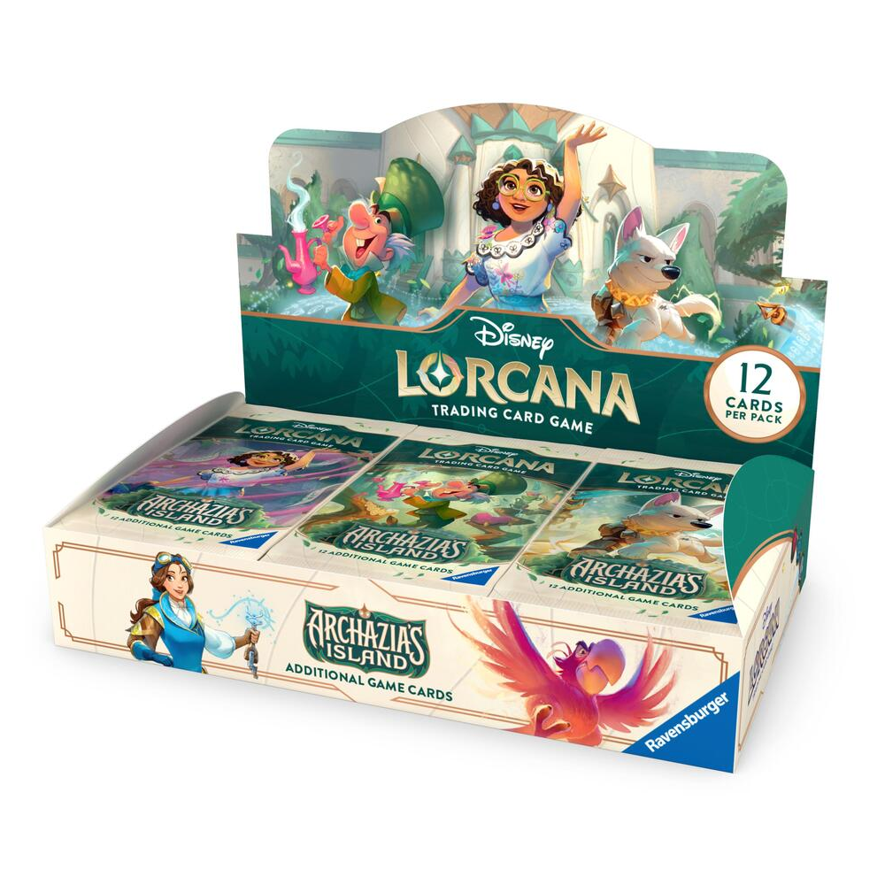 Disney Lorcana TCG: Archazia's Island Booster Display Box - 24 Packs | Collectible Trading Card Game for Players & Fans | Perfect for Game Nights & Tournaments