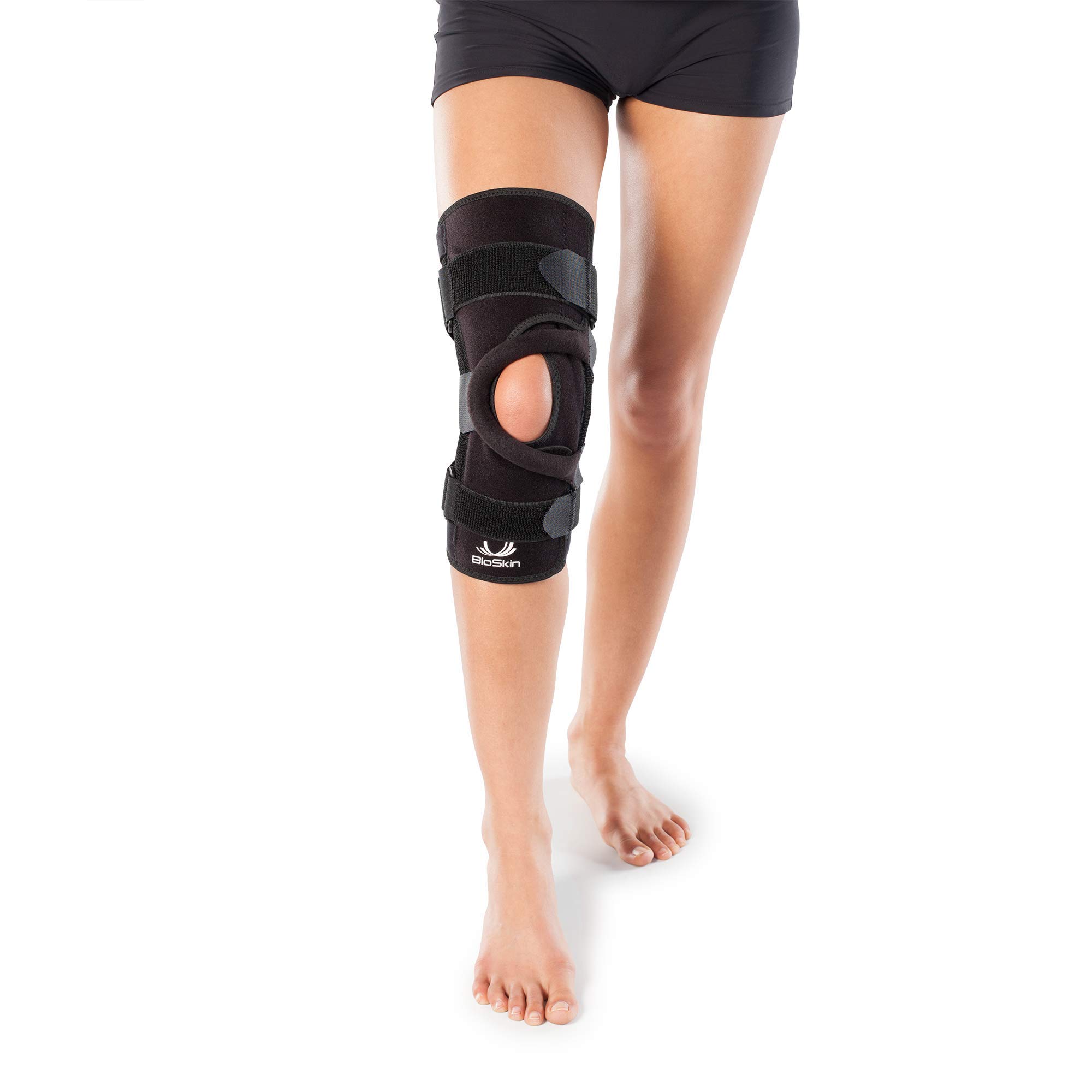 BioSkin Wraparound Compression Knee Brace for Patellofemoral Pain & Patella Tracking - Supportive Knee Stabilizer for Running, Sports & Recovery (XXL)