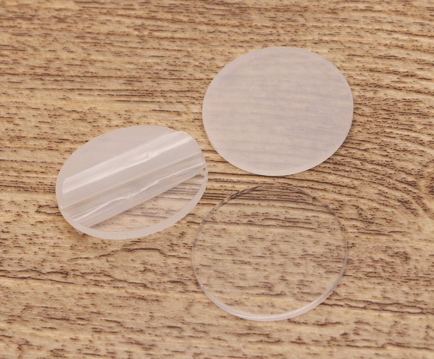 Tupalizy 1 Inch Clear Acrylic Miniature Bases - 25 Pack of 1.5mm Thick Flat Circular Discs for Tabletop Gaming, Terrain Building, Cake Decorating & DIY Crafts - Perfect Game Counters, Mini Stands & Decorative Markers
