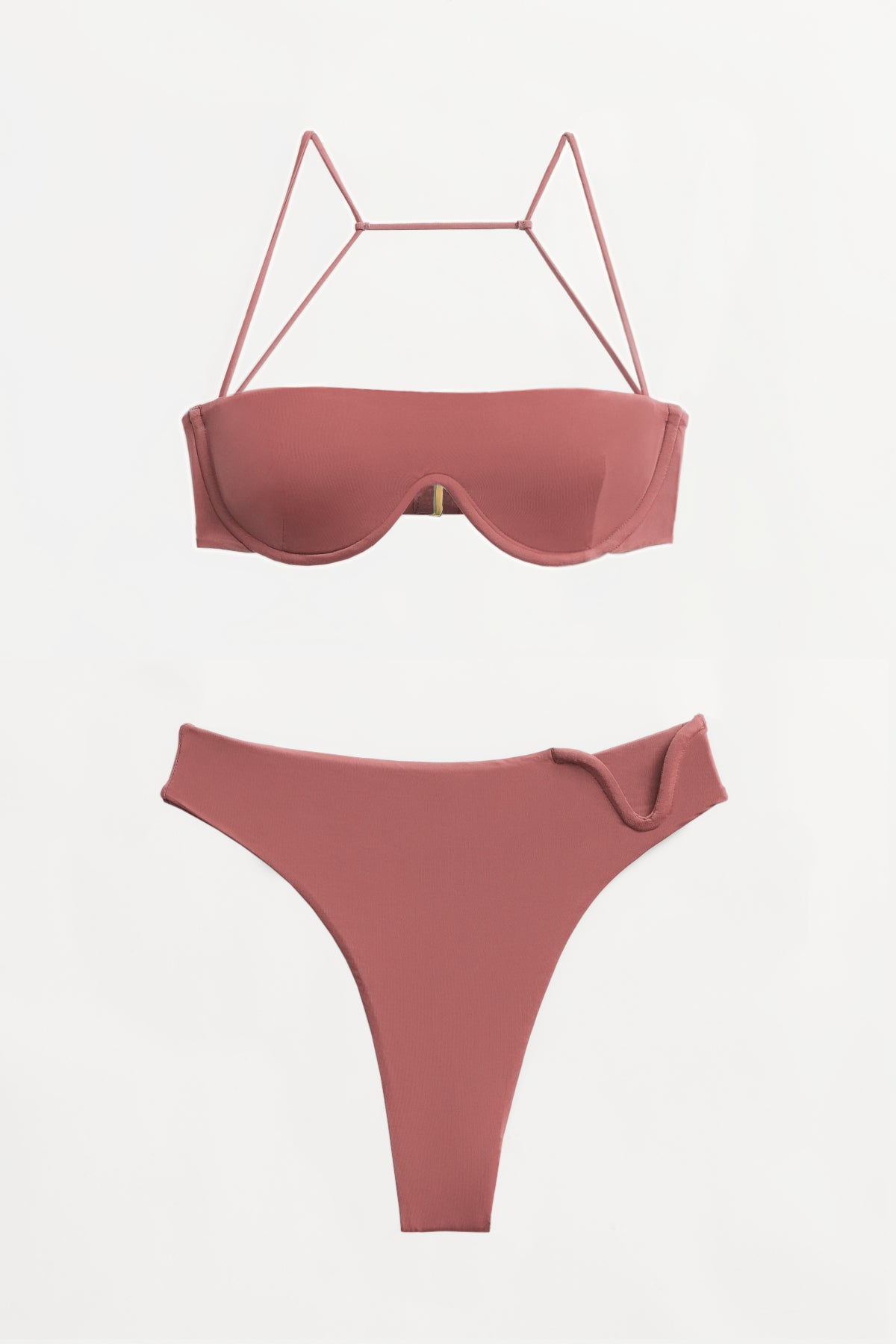 Eliza Bottom Rouge - Women's High Waist Lace Underwear for Comfort & Style | Perfect for Date Night & Special Occasions