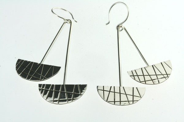 Elegant Scale Earrings for Women - Lightweight & Hypoallergenic Jewelry - Perfect for Parties, Weddings & Everyday Wear