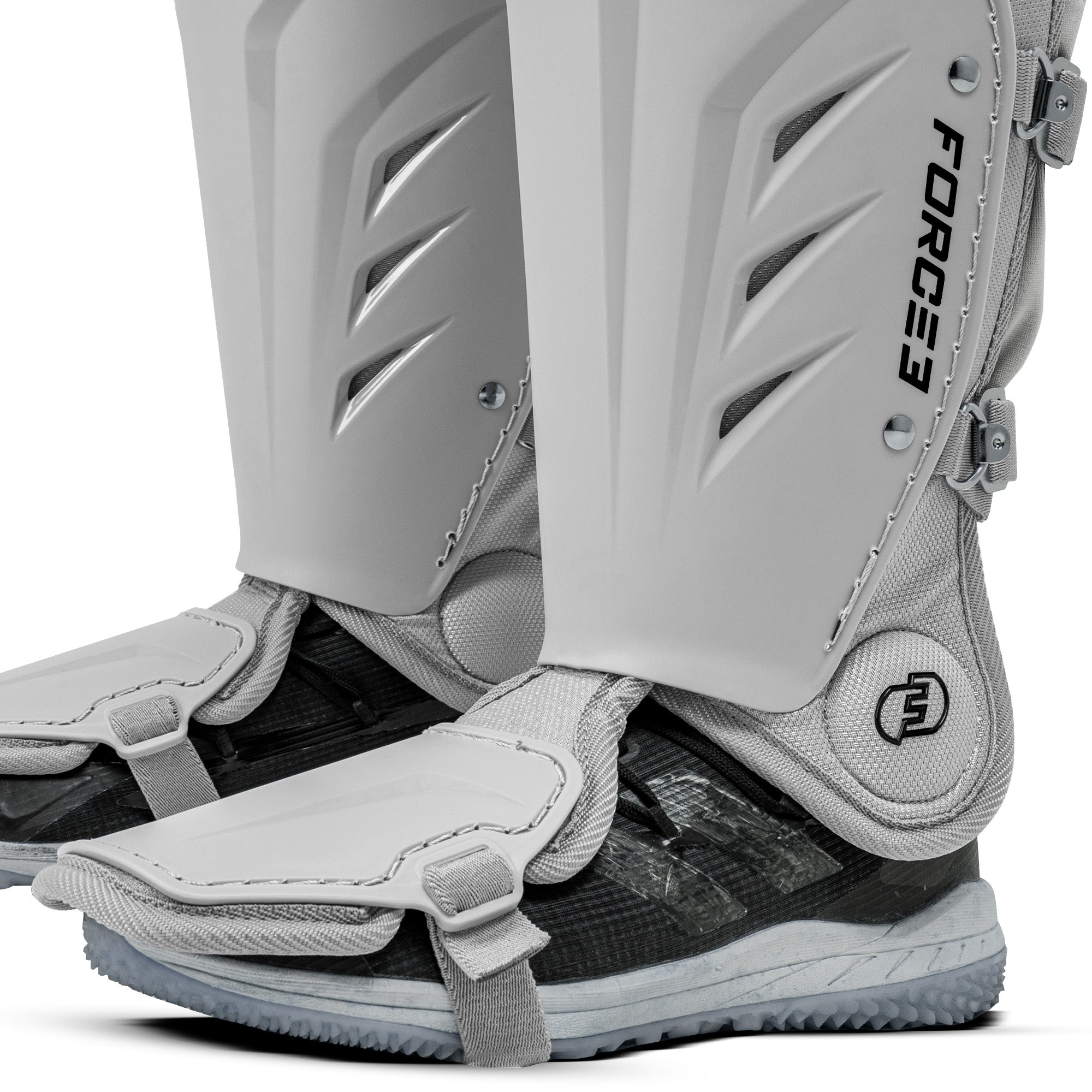 FORCE3 XS3® Pro Leg Guards for Adults - Baseball & Softball Protective Gear - Perfect for Catchers, Umpires & Players