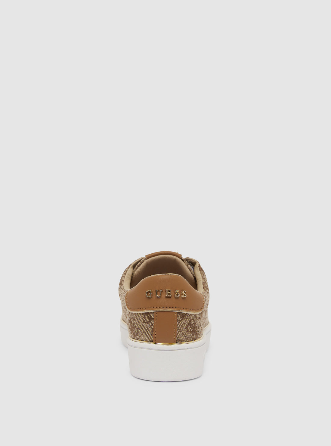 Brown Logo Beary Low Top Sneakers for Women - Casual Comfortable Slip-On Shoes for Walking, Running & Everyday Wear
