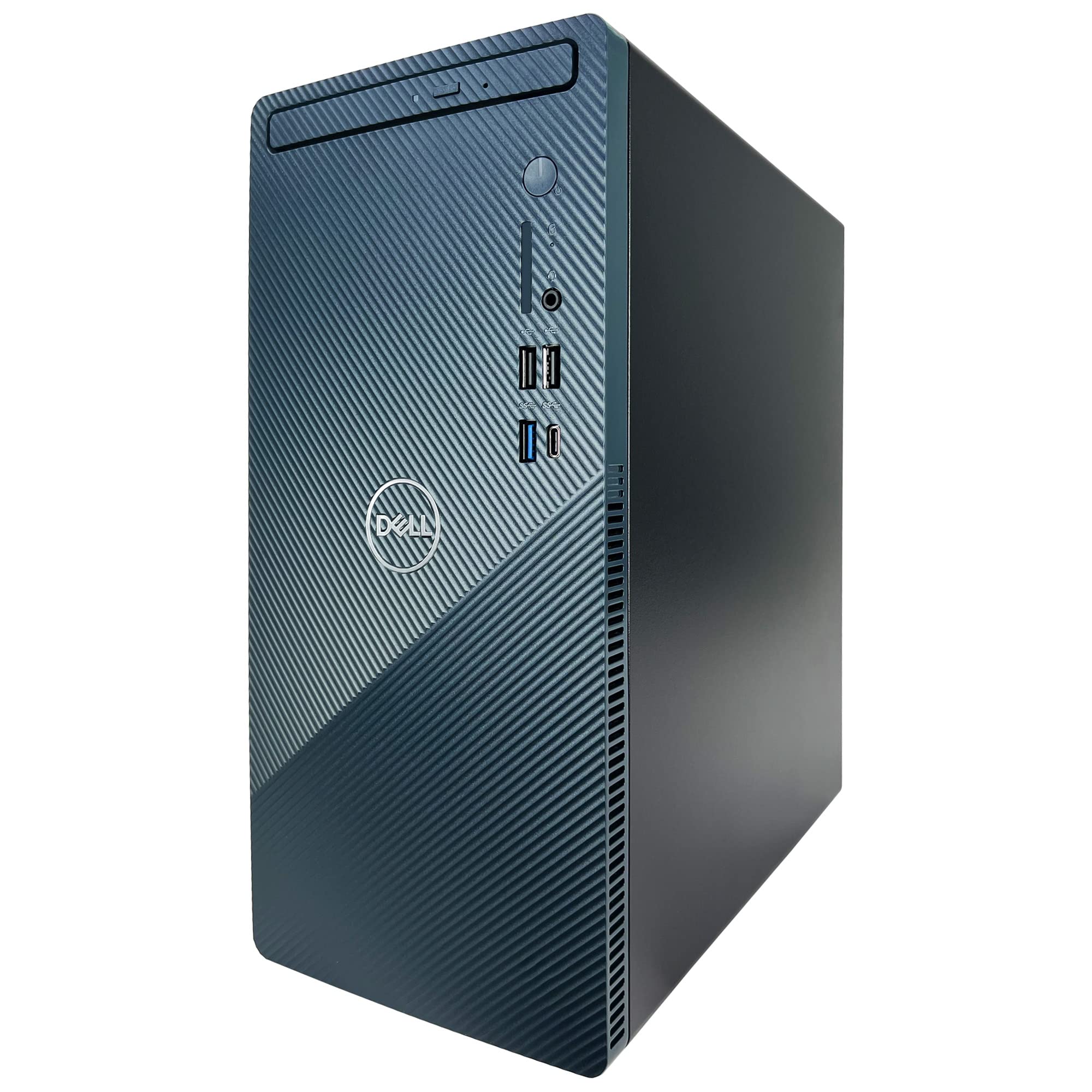 Dell Inspiron 3910 Desktop Computer - 12th Gen Intel Core i5-12400 6-Core Processor (Up to 4.40GHz), 8GB RAM, 4TB SSD + 3TB HDD, Intel UHD Graphics 730, DVD Burner, Windows 11 Home, Mist Blue - Perfect for Home Office, Gaming & Multimedia