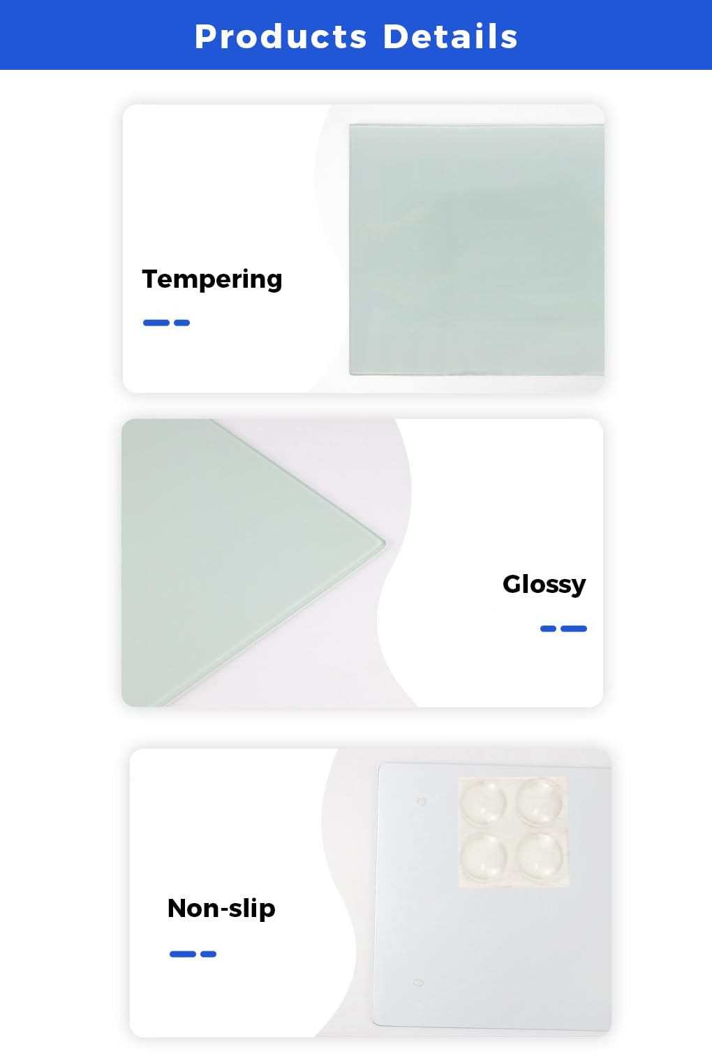 12-Pack Sublimation Ready Tempered Glass Cutting Boards - 15