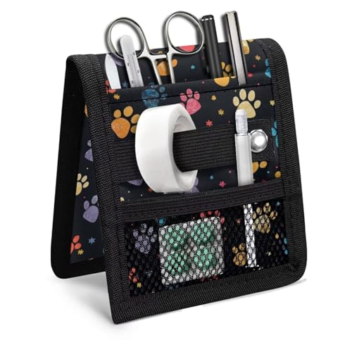 Paw Printed-Black