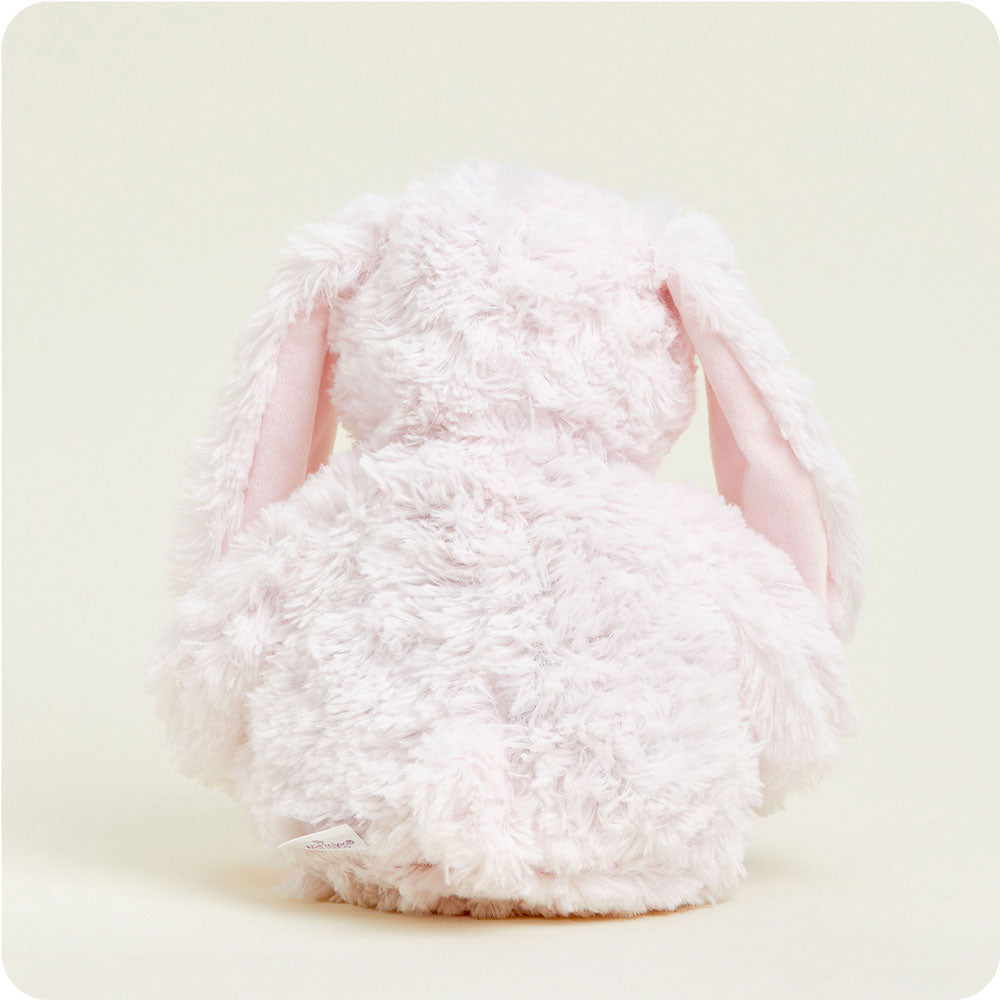 Pink Bunny Warmies Stuffed Animal - Soft Plush Microwaveable Heating Pad for Kids & Adults - Perfect for Stress Relief, Anxiety, and Comfort at Home or Office