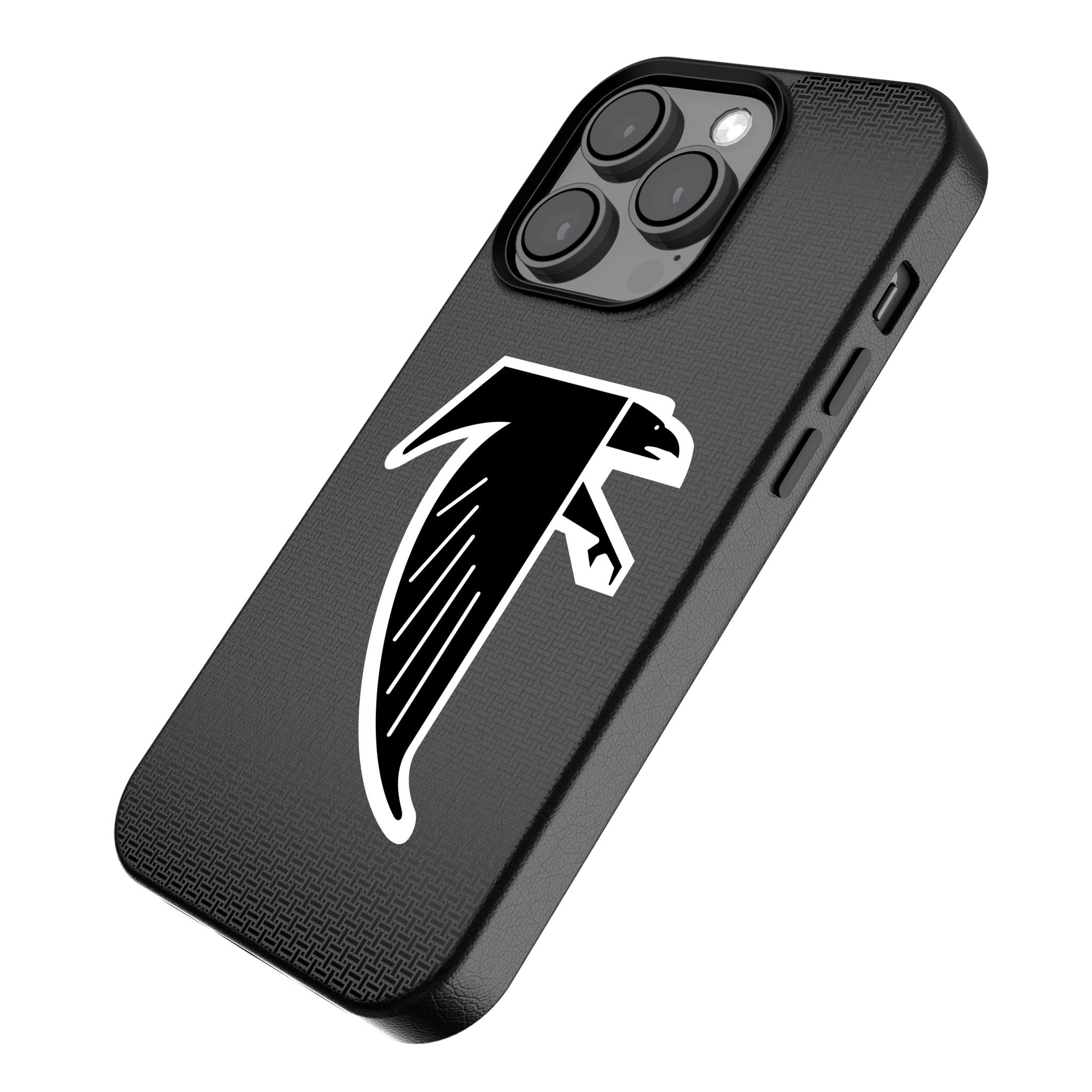 Atlanta Falcons Classic Linen MagSafe Compatible Phone Case for Apple iPhone 14/13/12 Pro Max - Durable Protective Cover for Football Fans, Game Day & Everyday Use