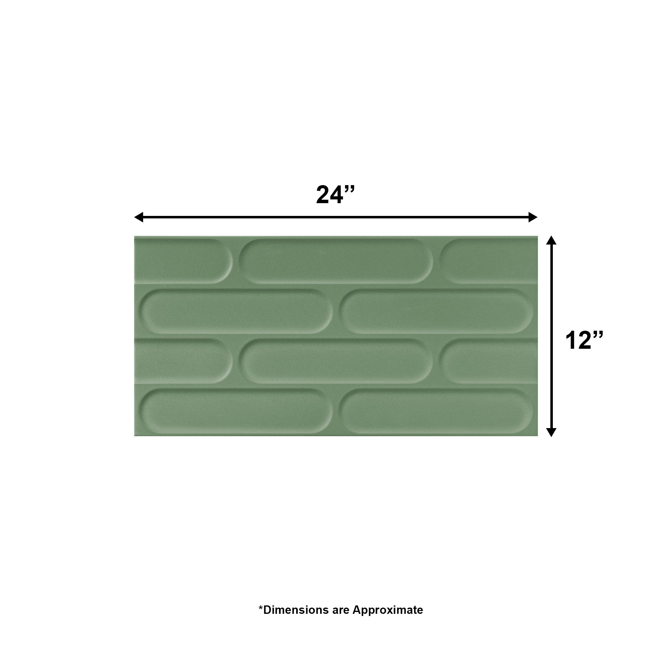 3D Fishscale Wall Tile - Ceramic Biscuit Textured Tiles for Kitchen Backsplash, Bathroom & Accent Walls - Waterproof & Easy to Clean (12x12 Inch, 10-Pack)