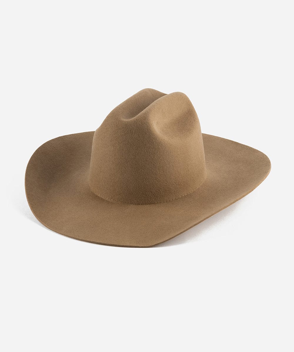 Teddy Cattleman Cowboy Hat for Men & Women - Western Style Felt Cowboy Hat with Adjustable Chin Strap - Perfect for Rodeo, Country Music Festivals & Outdoor Adventures