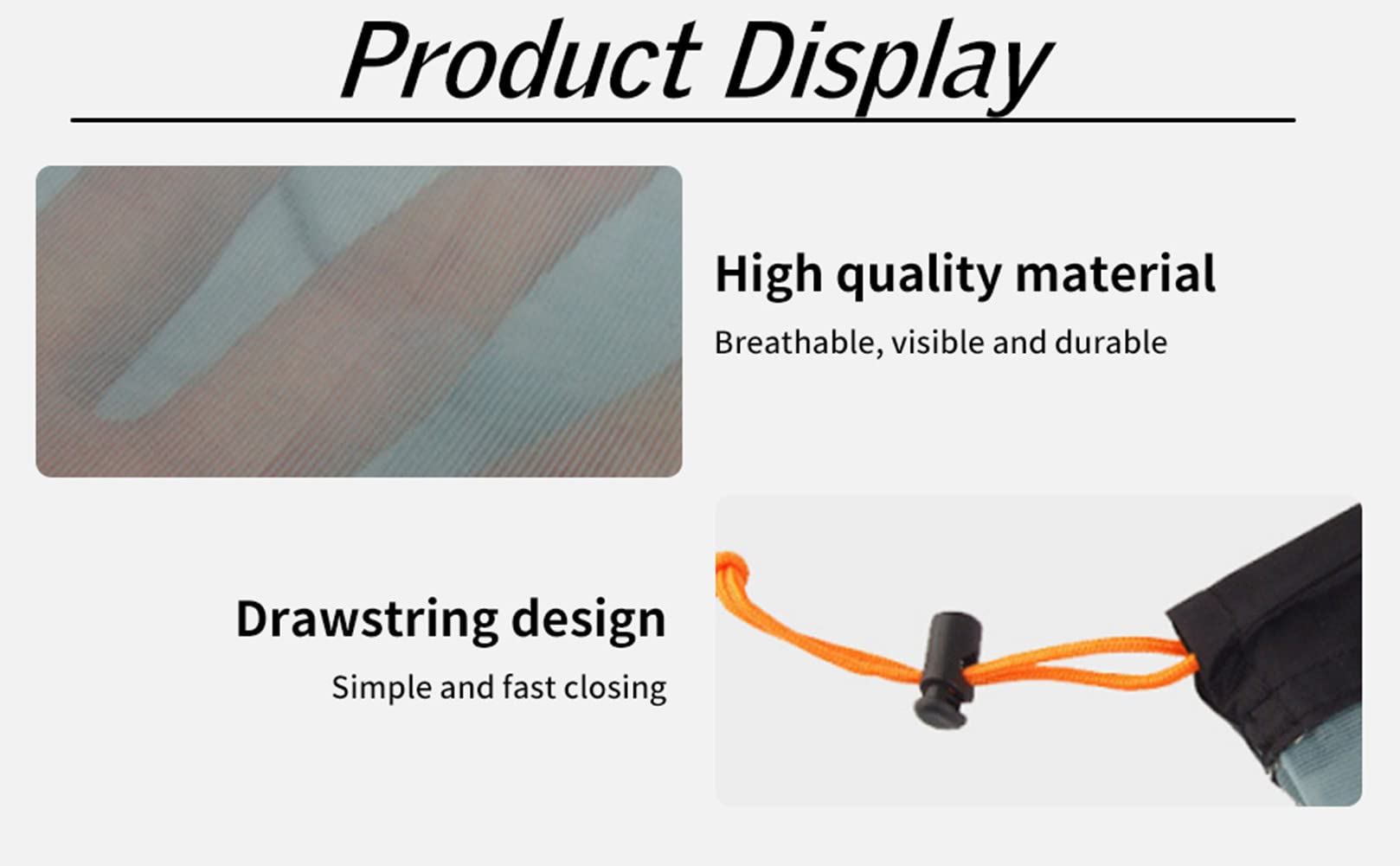 Ultralight Mesh Drawstring Storage Bags for Camping & Hiking - 5 Pack Breathable Visibility Pouches for Gear Organization (Perfect for Backpacking, Travel, and Outdoor Adventures)