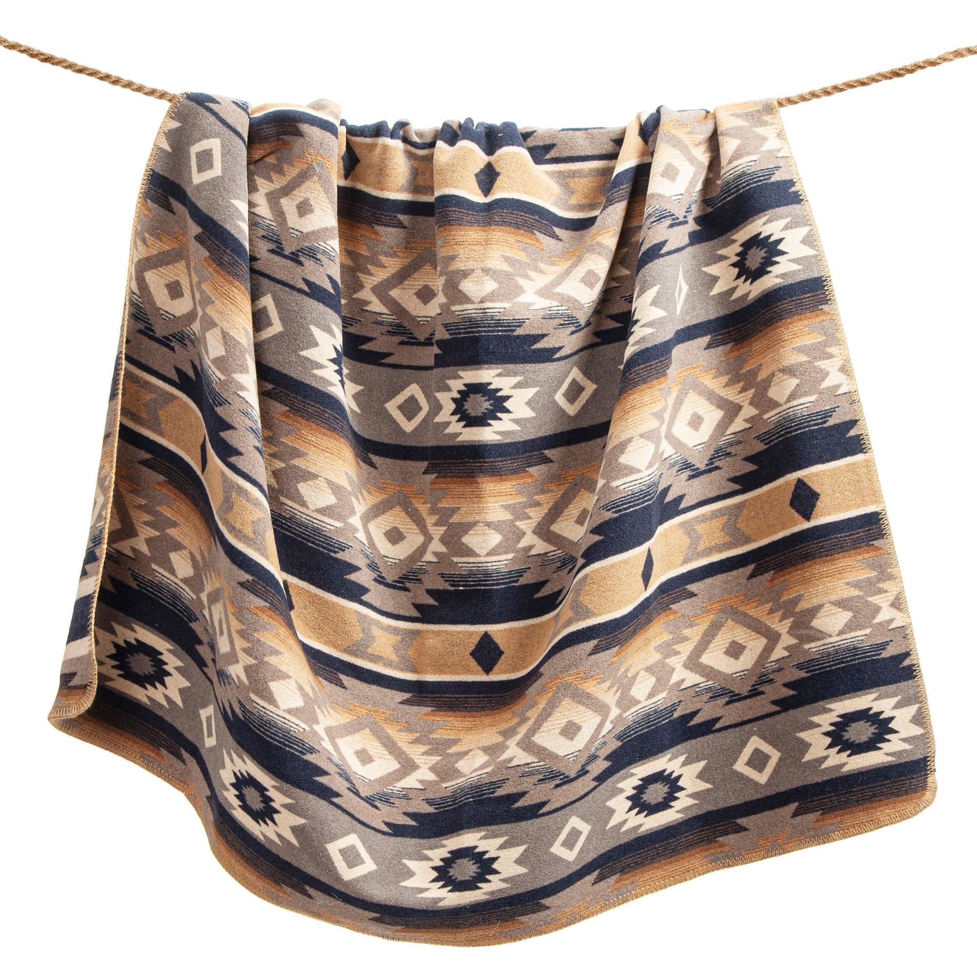 Premium Taos Wool Blend Blanket - Soft & Warm 60