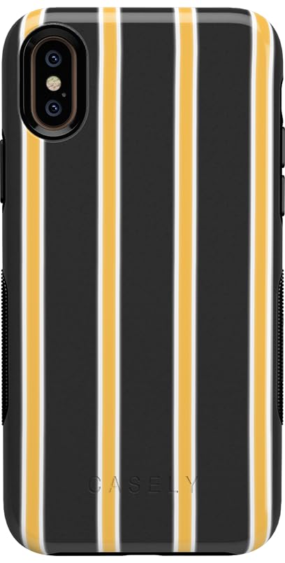 Fine Lines Mustard Yellow Pinstripe