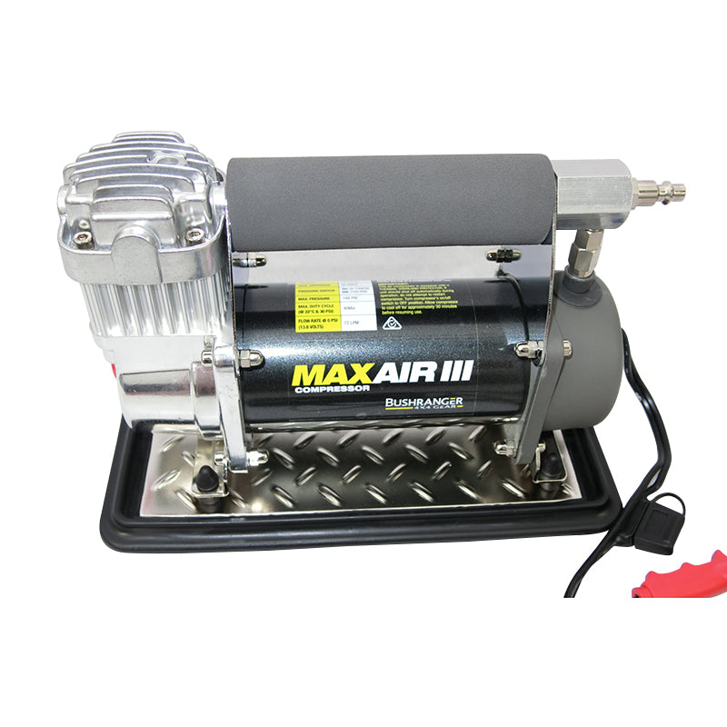 Bushranger 12V Max Air III Portable Air Compressor - 55X23 High Performance, 5-Year Warranty - Ideal for Off-Road Vehicles, Tires, Inflatables & Outdoor Adventures