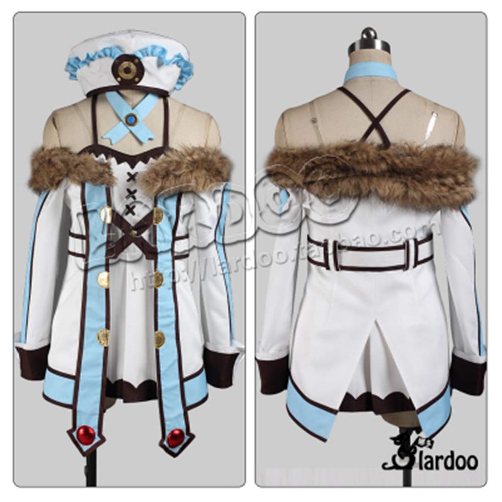 Hyperdimension Neptunia Blanc Cosplay Costume Set - Anime Coat, Dress & Hat for Convention, Halloween, and Cosplay Events | Perfect for Fans and Collectors