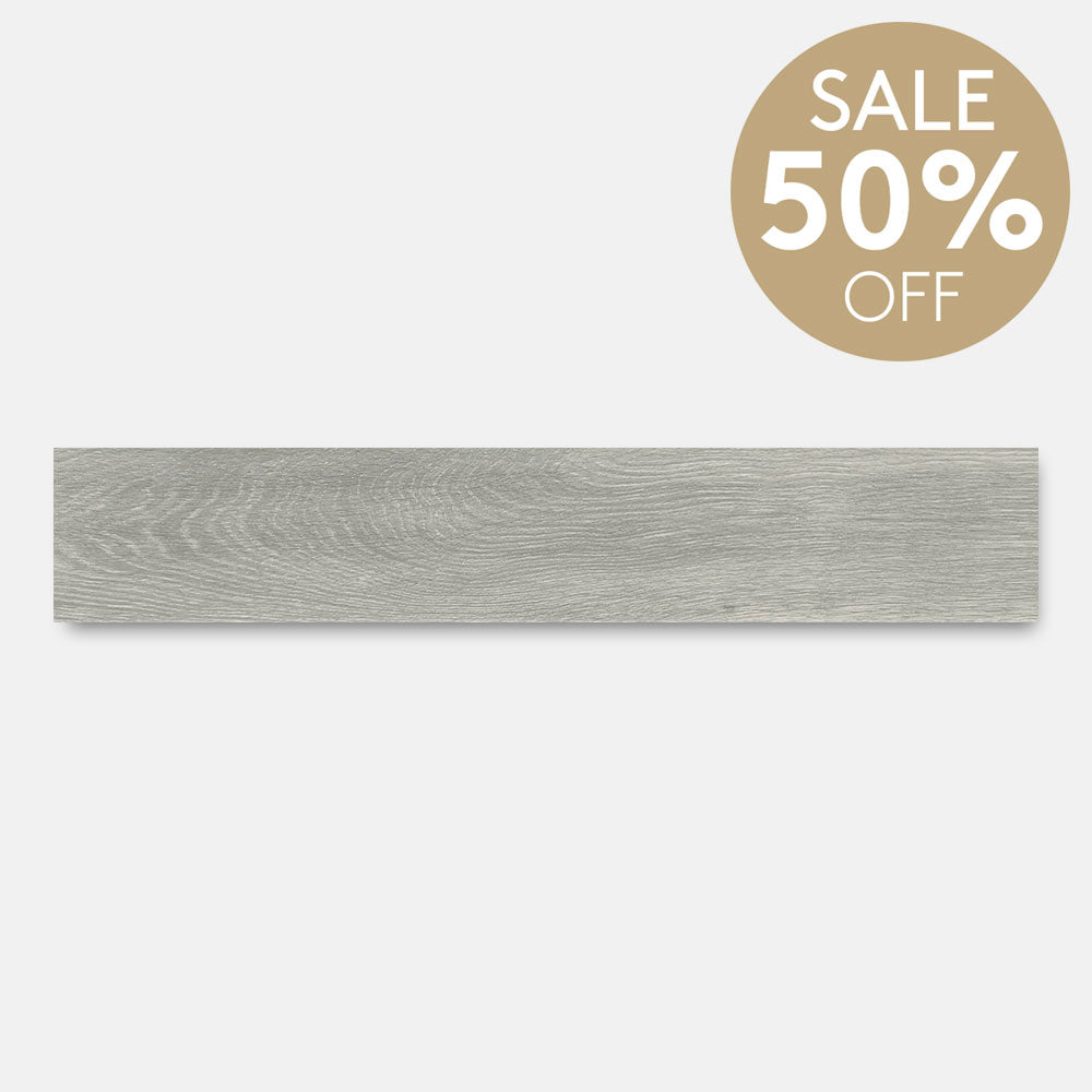 Kiel Grey 200X1140mm Wood Look Porcelain Tile - Premium Flooring for Living Room, Bedroom & Kitchen | Waterproof & Durable Ceramic Tile