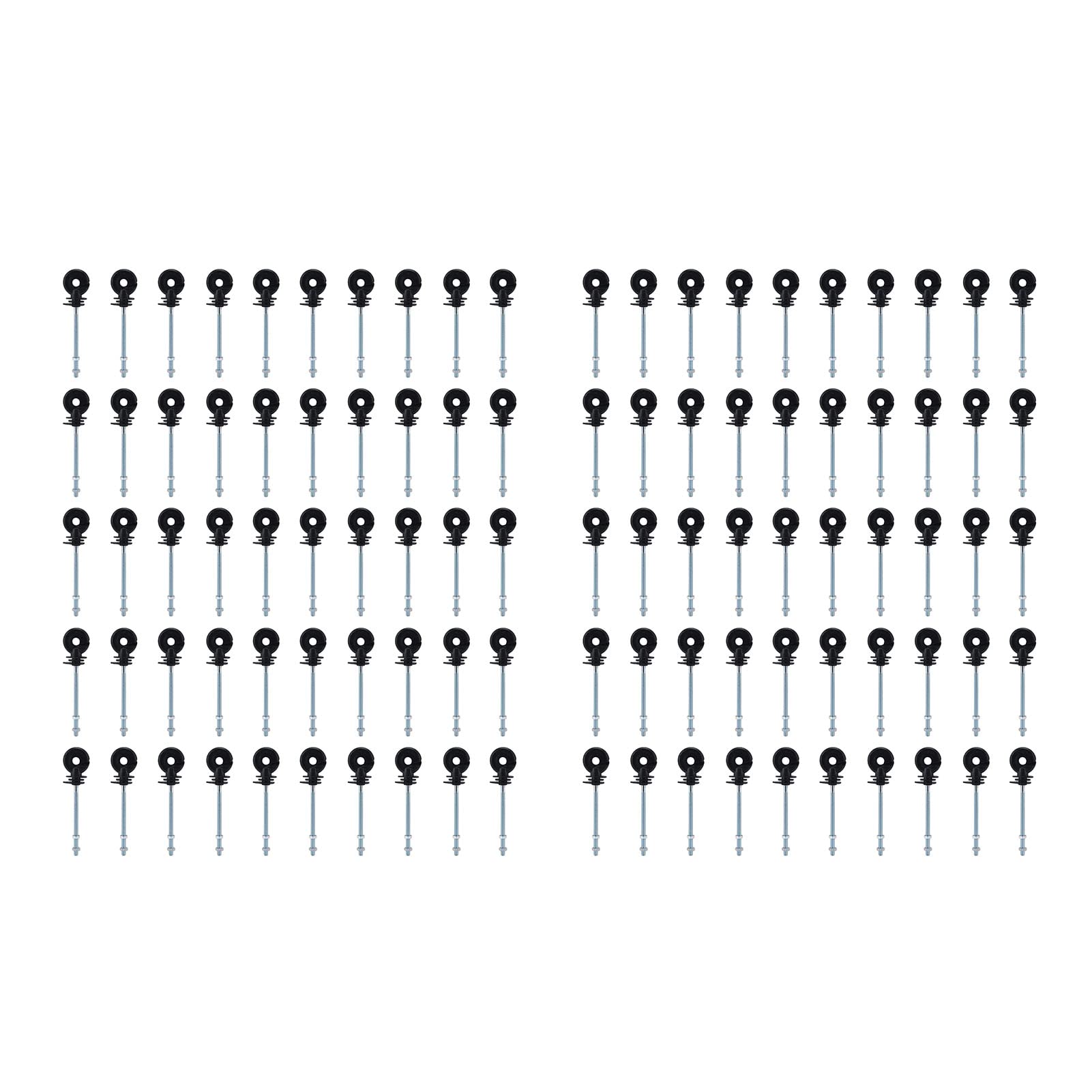 WEYI Eco-Friendly Livestock Fence Insulators - 100-Pack Weatherproof Fencing Accessories for Outdoor Farm & Ranch Use
