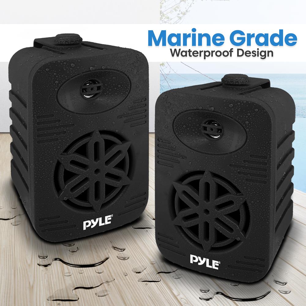 2-Way Indoor/Outdoor Waterproof Speaker System - High-Quality Sound for Patio, Garden & Home Entertainment