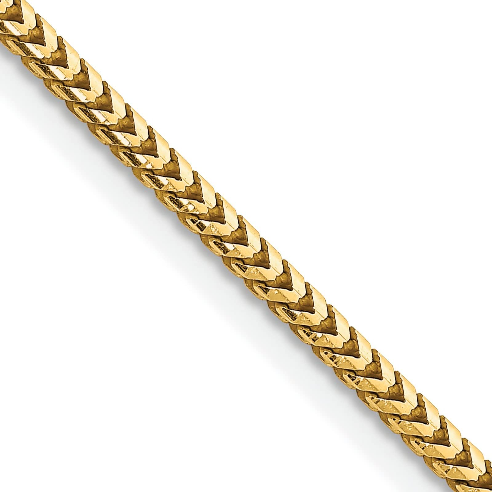 FindingKing 14K Gold Franco Chain Necklace 8 Inch - Elegant Layering Piece for Women, Perfect for Everyday Wear & Special Occasions