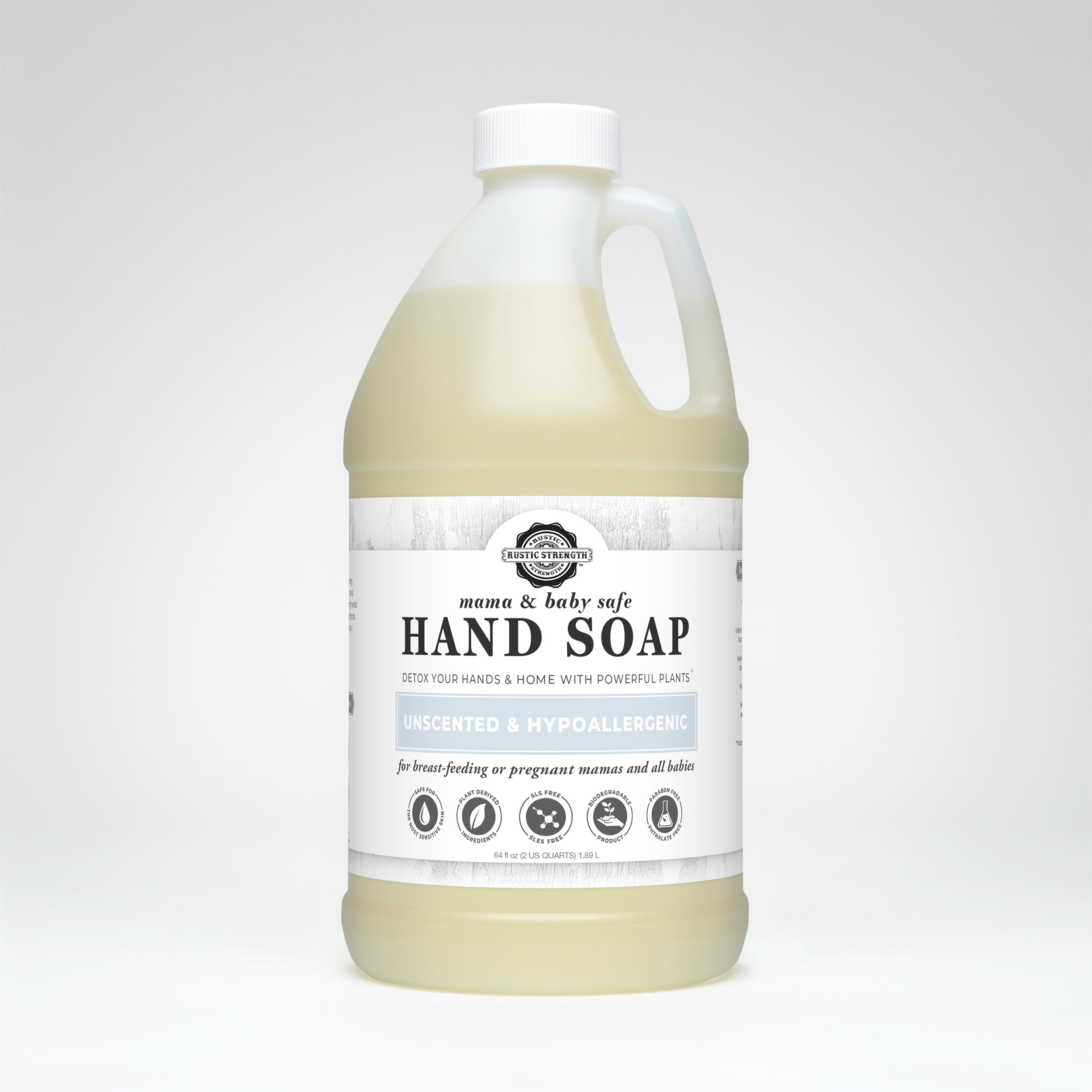 Natural Hand Soap for Sensitive Skin - Gentle & Safe for Moms & Babies | Perfect for Nursery, Kitchen & Bathroom Use