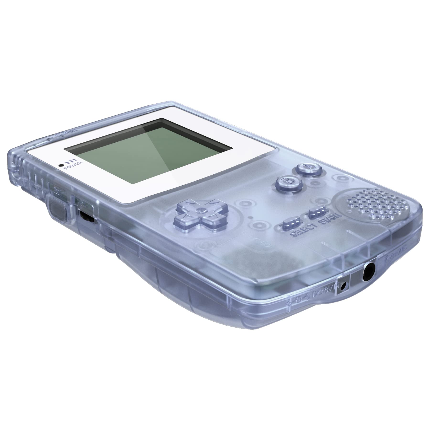 eXtremeRate Glacier Blue Replacement Shell Full Housing Cover & Buttons for Gameboy Color (GBC) - Compatible with OSD IPS, Regular IPS & Standard LCD Screens - DIY Console Upgrade Kit - Perfect for Gaming Enthusiasts & Retro Modding Projects