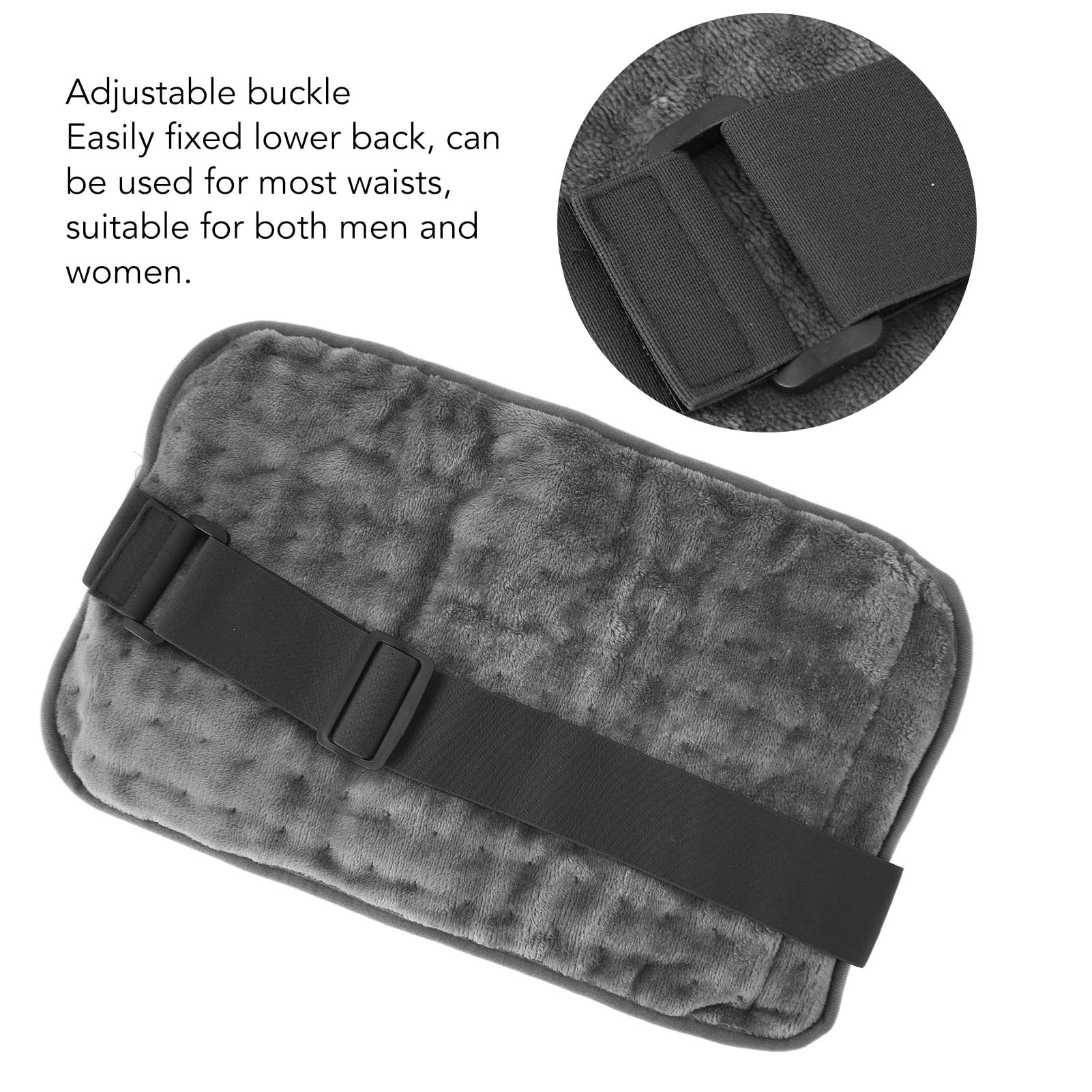 Electric Heating Pad for Back Pain Relief - USB Powered Portable Heated Wrap with Adjustable Straps - Ideal for Herniated Disc, Menstrual Cramps & Muscle Relaxation - Perfect for Home, Office & Travel Use