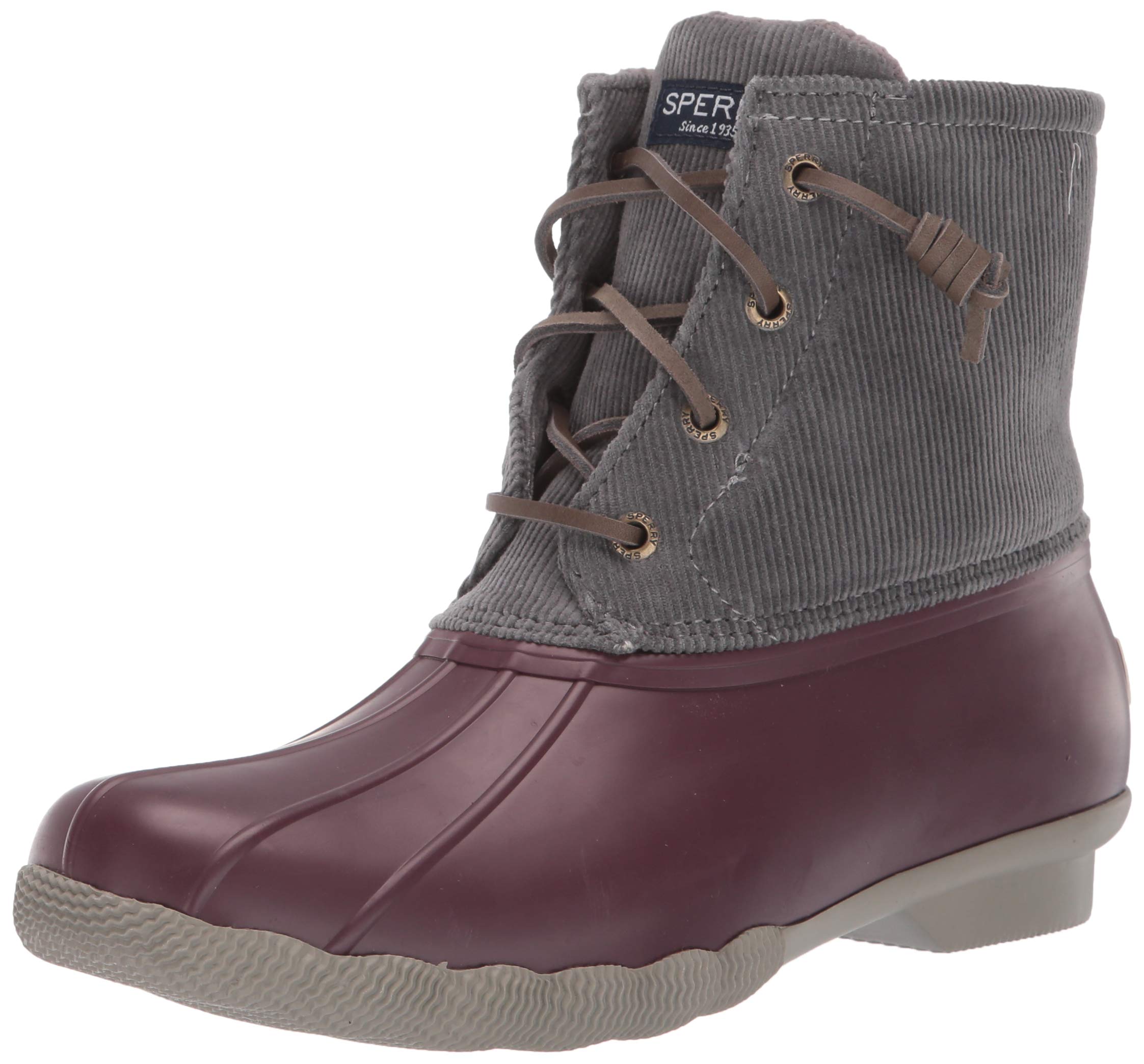 Sperry Women's Saltwater Corduroy Boots - Waterproof Slip-Resistant Boat Shoes for Women | Perfect for Sailing, Fishing & Outdoor Adventures
