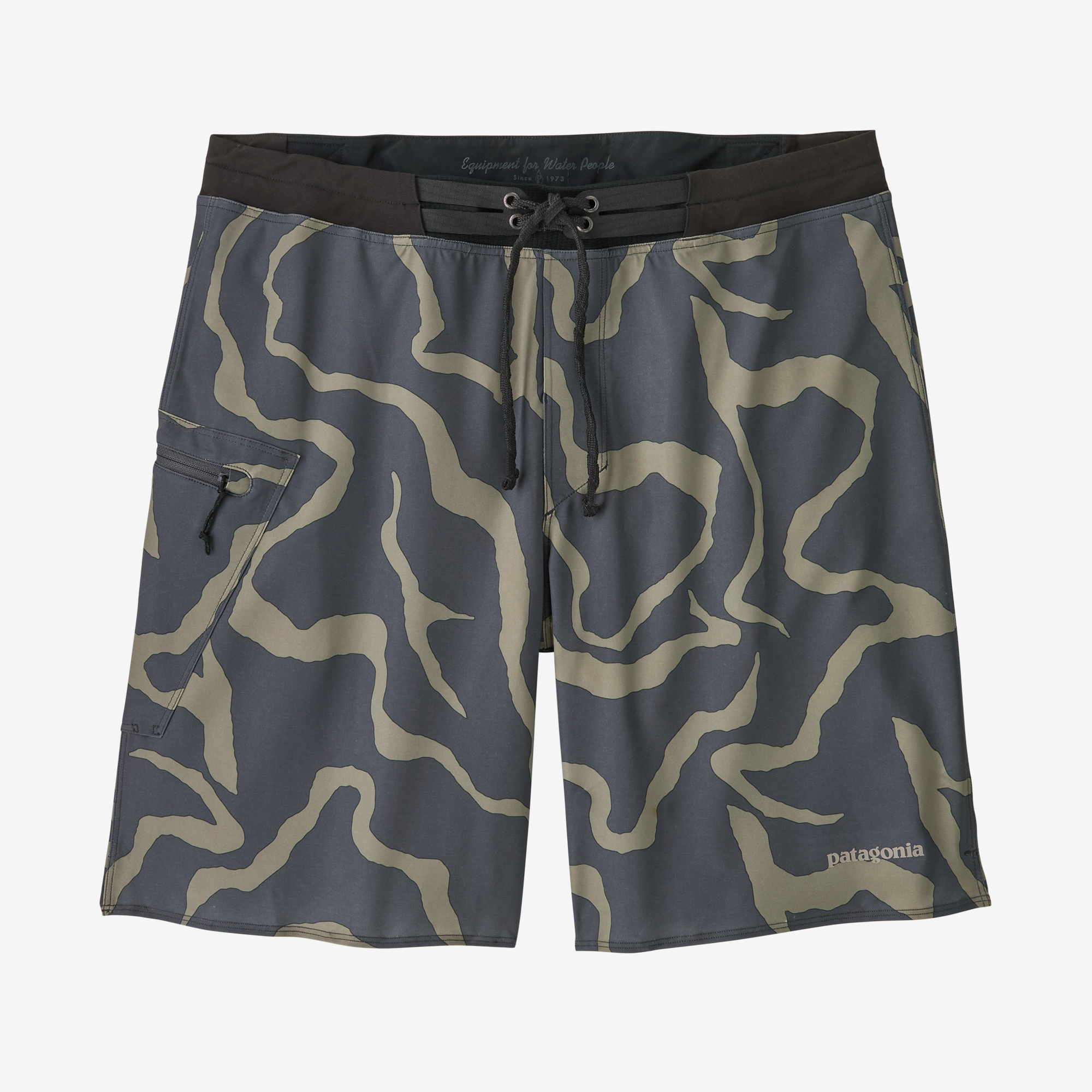 Men's Quick-Dry Hydrolock Stitched Boardshorts - Swim Trunks for Surfing, Swimming & Beach Activities - UPF 50+ Sun Protection