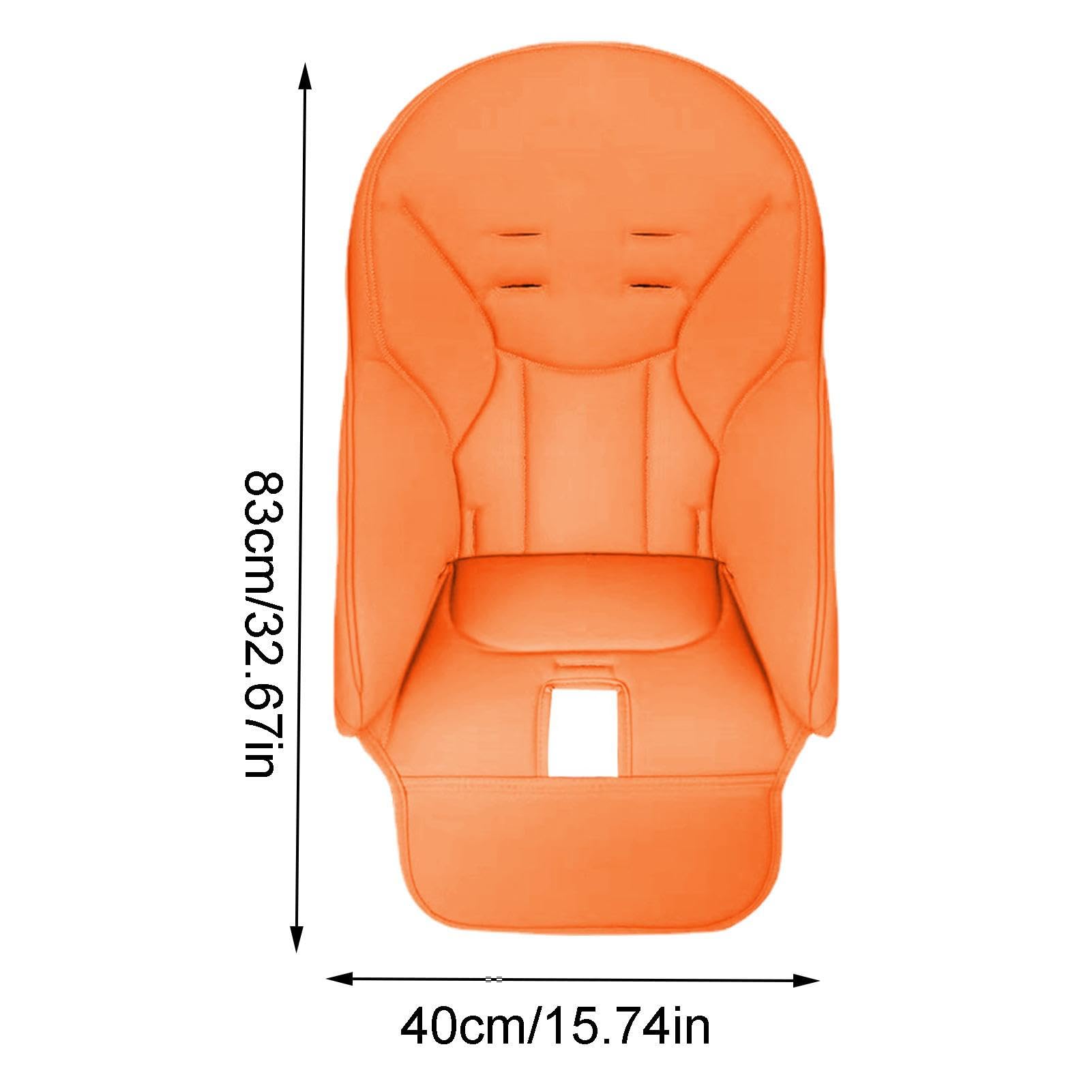 5 Pack High Chair Cushions - Soft PU Leather Baby Dining Chair Seat Pads - Waterproof & Comfortable for Infants & Toddlers - Fits Most High Chairs - Perfect for Home, Restaurant & Daycare Use