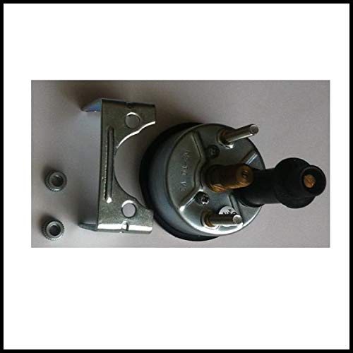 Vacuum Gauge Chrome Bezel Black Dial - for Automotive & Industrial Use