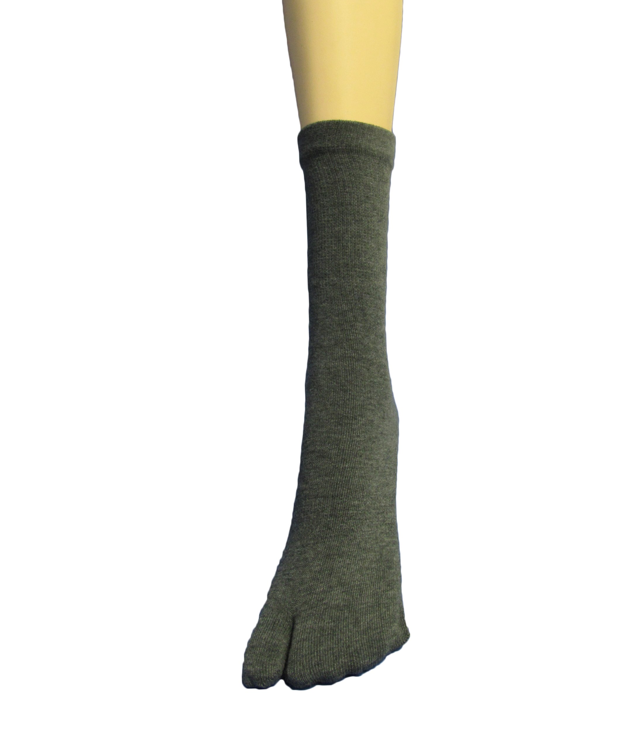 COUVER Men's Split Toe Flip Flop Socks - Quarter to Mid Calf Tabi Socks for Yoga, Martial Arts & Japanese Culture Enthusiasts