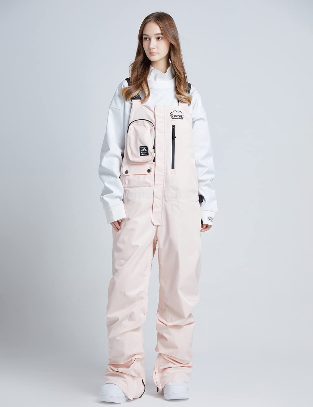 Waterproof Insulated Ski Bib Overalls for Men & Women - Windproof Snow Pants for Skiing, Snowboarding & Outdoor Winter Activities