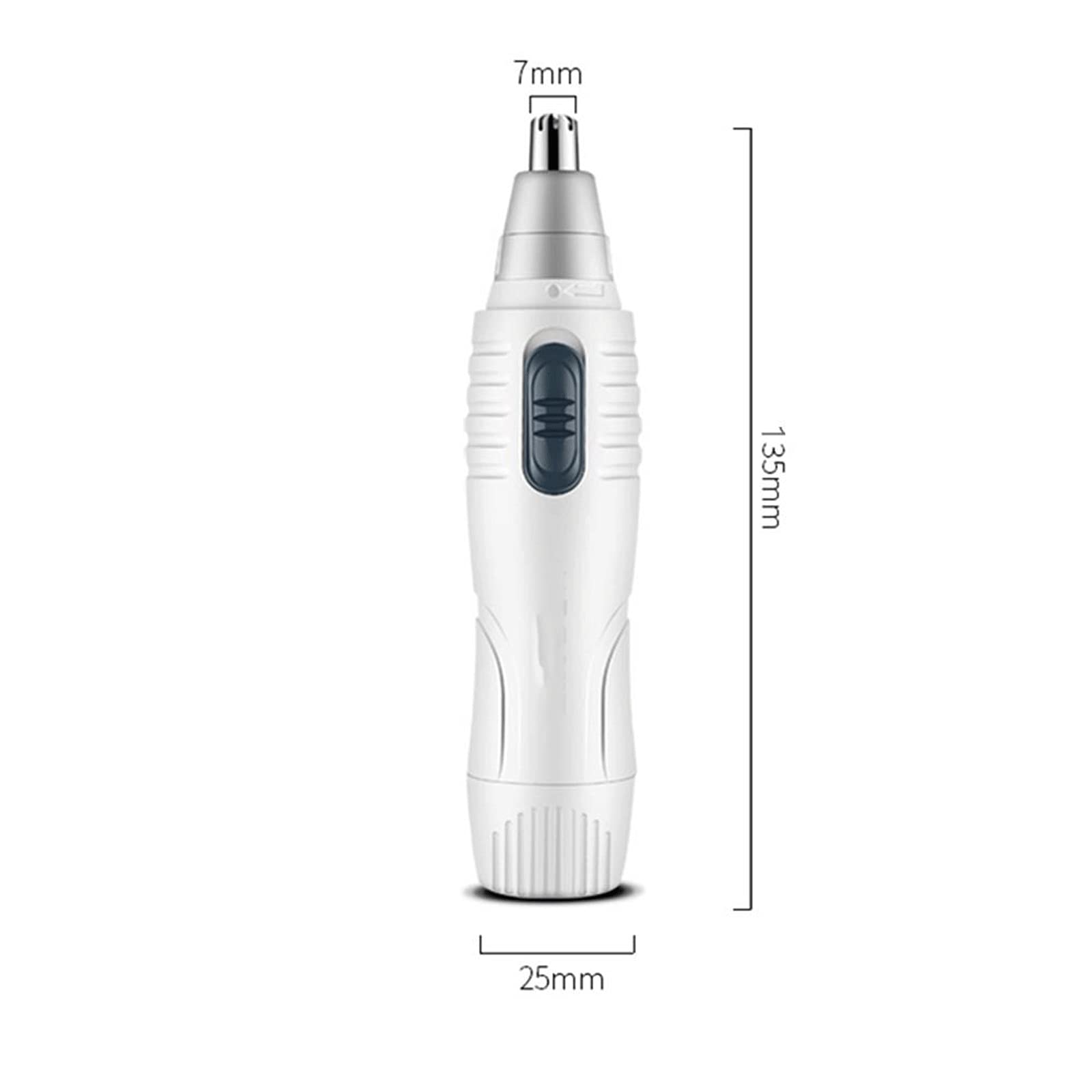 Professional Painless Nose Hair Trimmer & Eyebrow Shaver for Men and Women - Rechargeable Ear & Facial Hair Clipper for Grooming, Travel, and Daily Personal Care