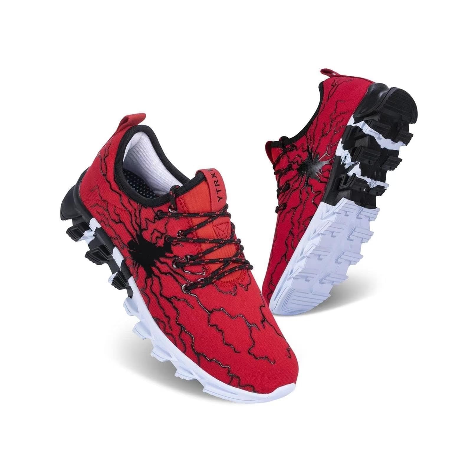 YTRXM Lightweight Slip-On Running Sneakers for Boys - Comfortable Tennis Shoes for Kids & Youth - Perfect for School, Sports & Daily Activities