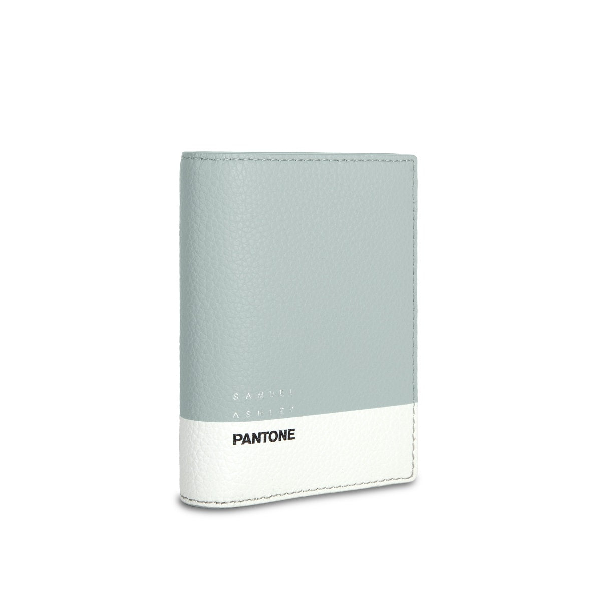 Samuel Ashley x Pantone Genuine Leather Bi-Fold Wallet for Men - Stylish & Durable RFID Blocking Card Holder - Perfect for Everyday Use, Travel, and Gifts