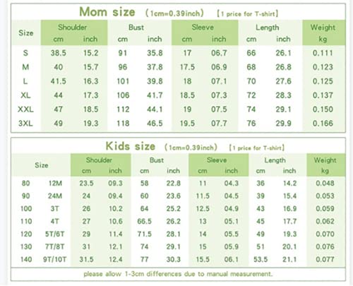 Mommy and Me Matching T-Shirts for Girls & Boys - Mother Daughter Matching Outfits for Summer & Mothers Day - Cute Family Matching Shirts for Women & Kids - Perfect for Family Photos, Vacations & Special Occasions