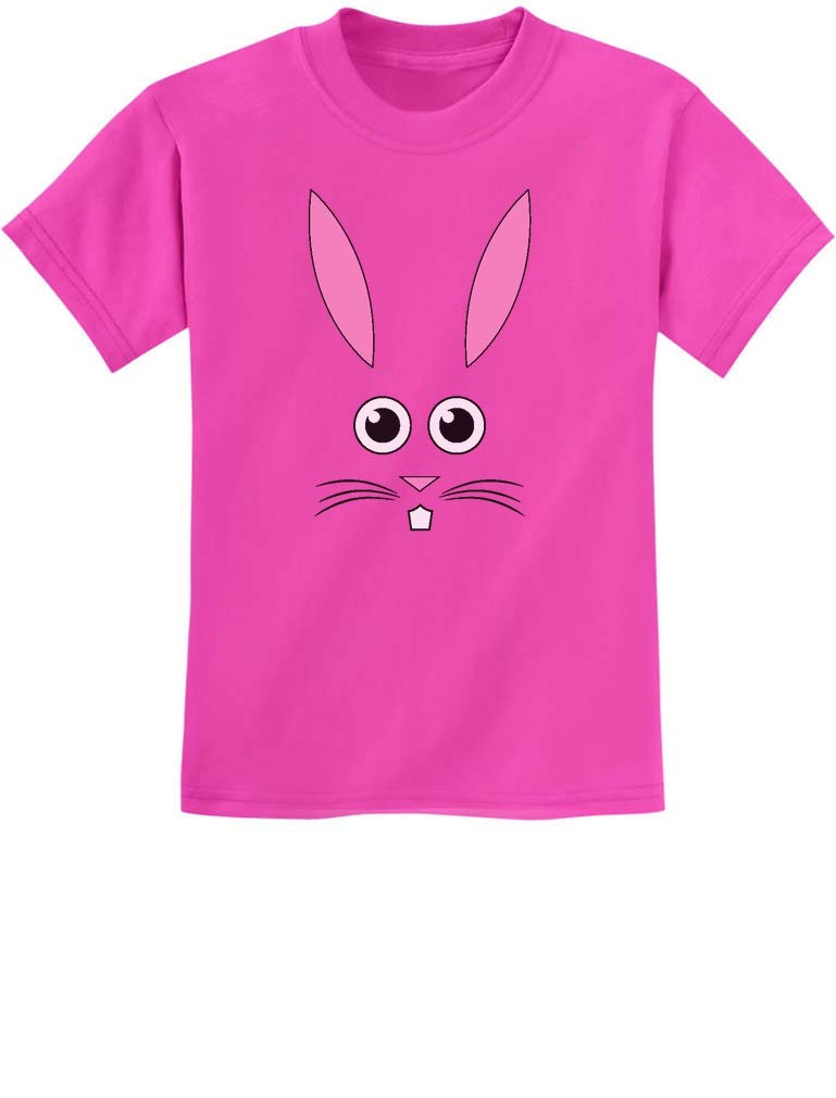 Funny Easter Bunny Face Youth Kids T-Shirt - Cute Easter Graphic Tee for Boys & Girls - Perfect for Easter Egg Hunts, School Parties & Family Gatherings