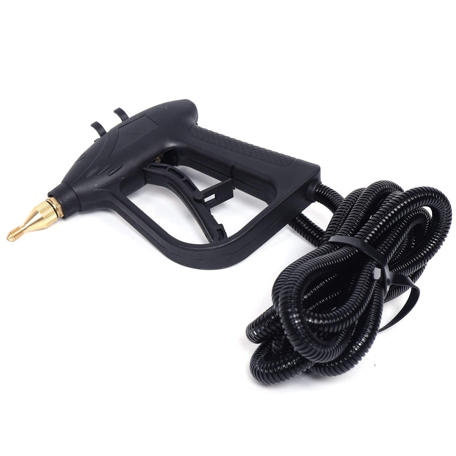 1600W High Pressure Handheld Steam Cleaner for Home - Electric Portable Steam Cleaning Machine for Tile, Grout, Car, Kitchen & Bathroom (Black) | Perfect for Deep Cleaning Floors, Upholstery & Sanitizing Surfaces