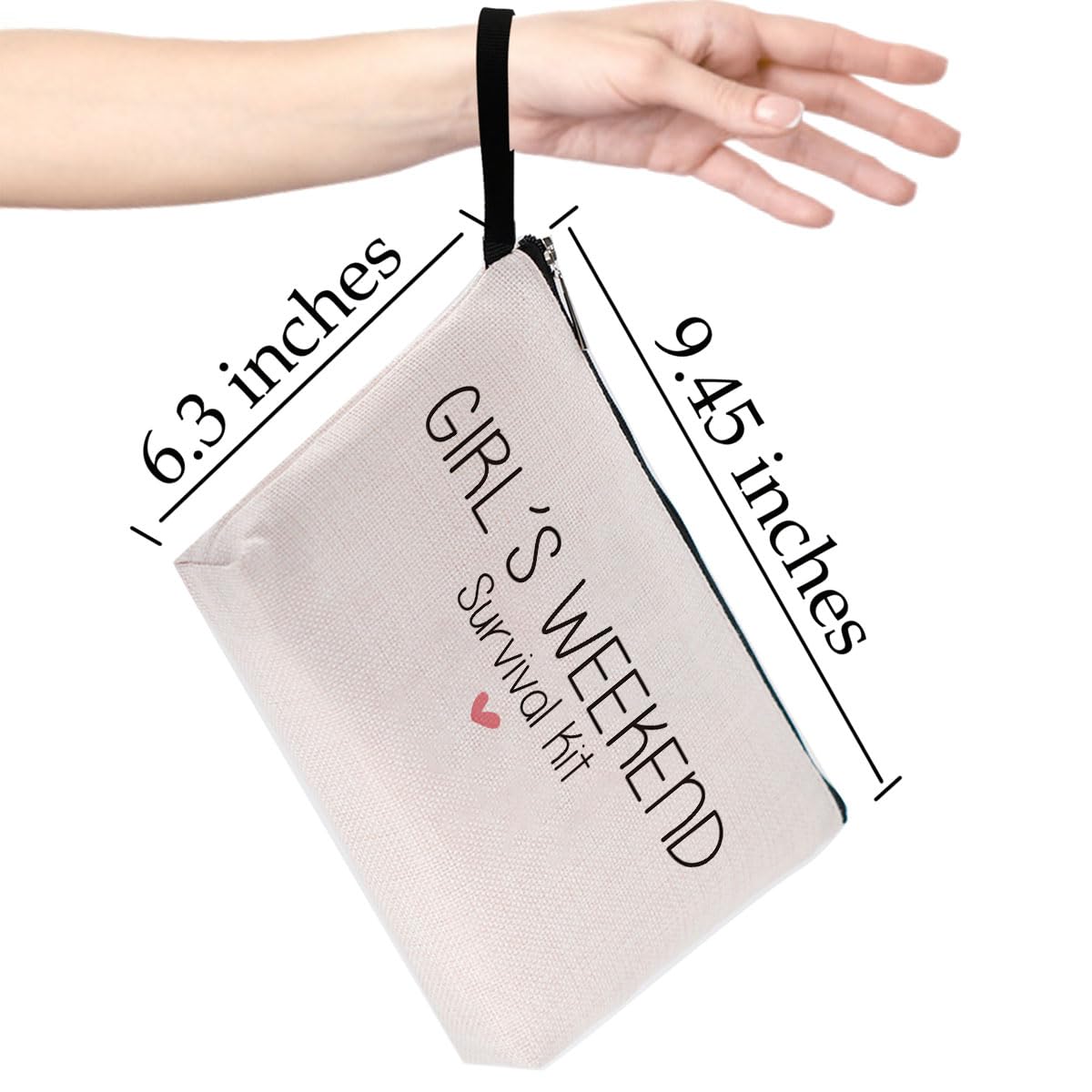 Hanamiya Na Weekender Bags for Women - Stylish Travel Duffel Bag with Cosmetic Pouch, Perfect for Weekend Getaways, Bachelorette Parties & Bridesmaid Gifts - Ideal for Sister, Bestie or Bride Birthday Presents - Great for Air Travel, Beach Trips & Girls' Night Out