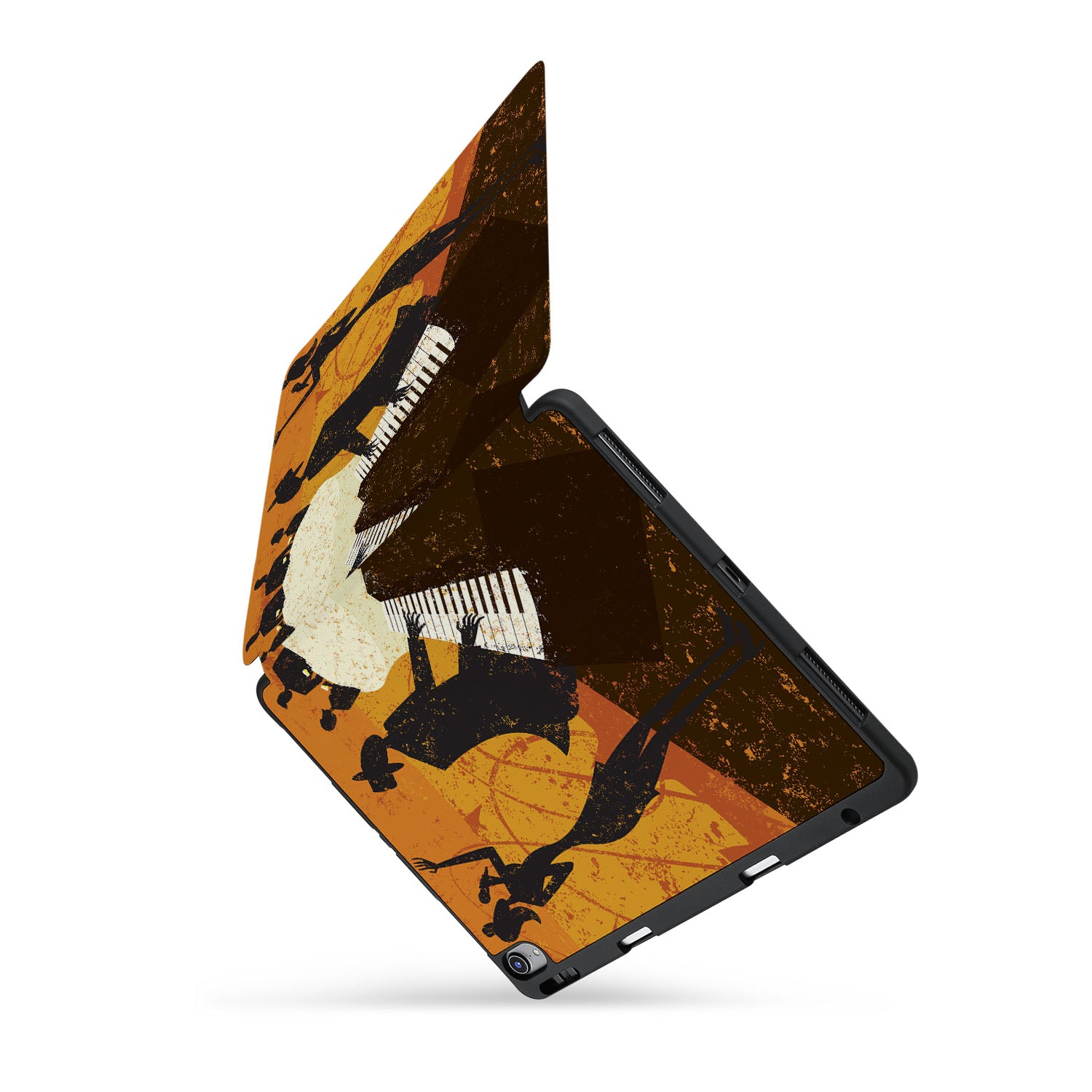 Premium iPad Trifold Case with Auto Sleep/Wake - Slim Protective Cover for iPad 6/7/8/9/10 (10.2 Inch) | Perfect for Work, Travel & Music Lovers