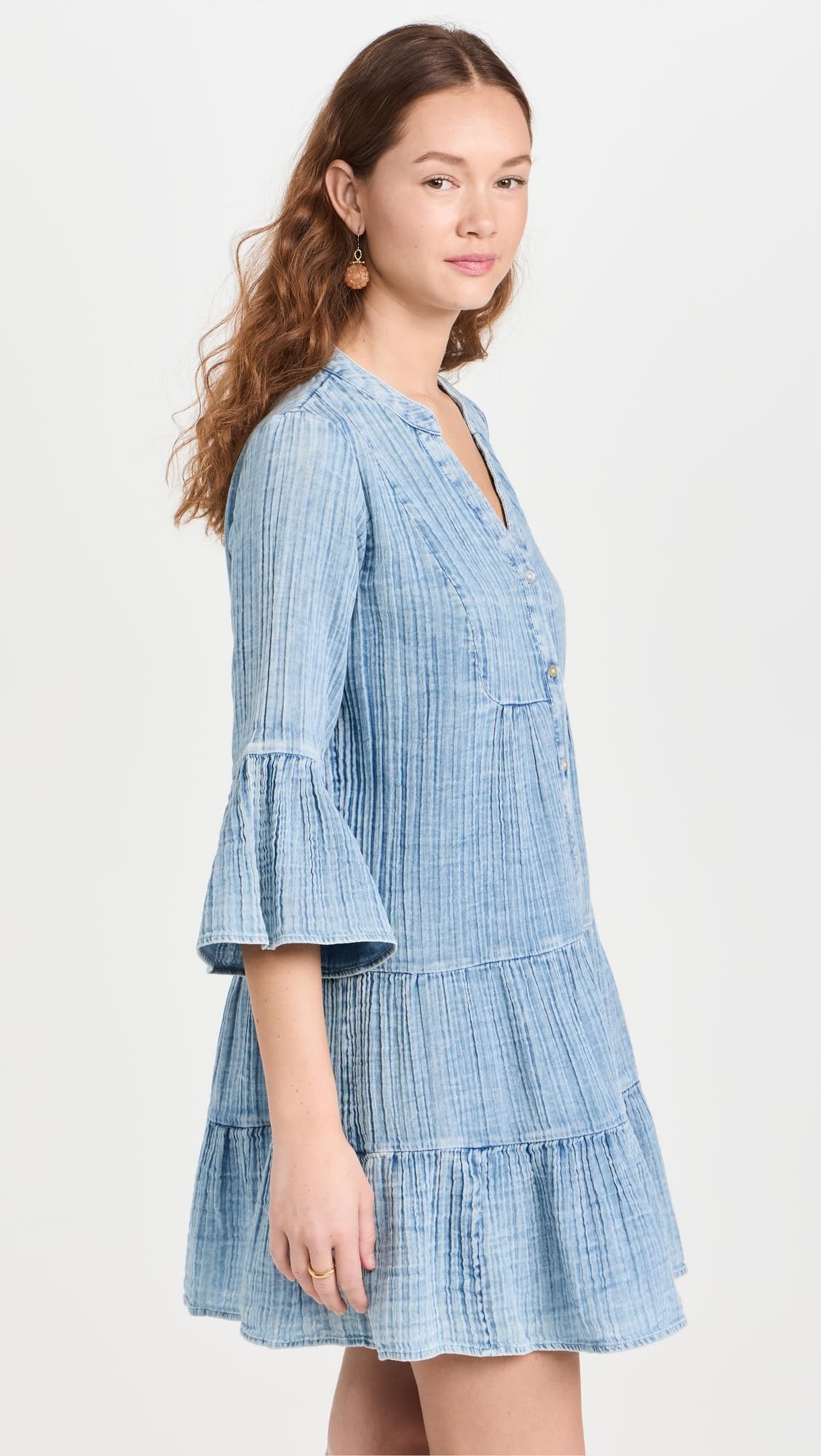 Faherty Women's Dream Kasey Dress - Flowy Summer Maxi Dress with Pockets, Breathable Cotton Blend for Beach, Vacation & Casual Wear