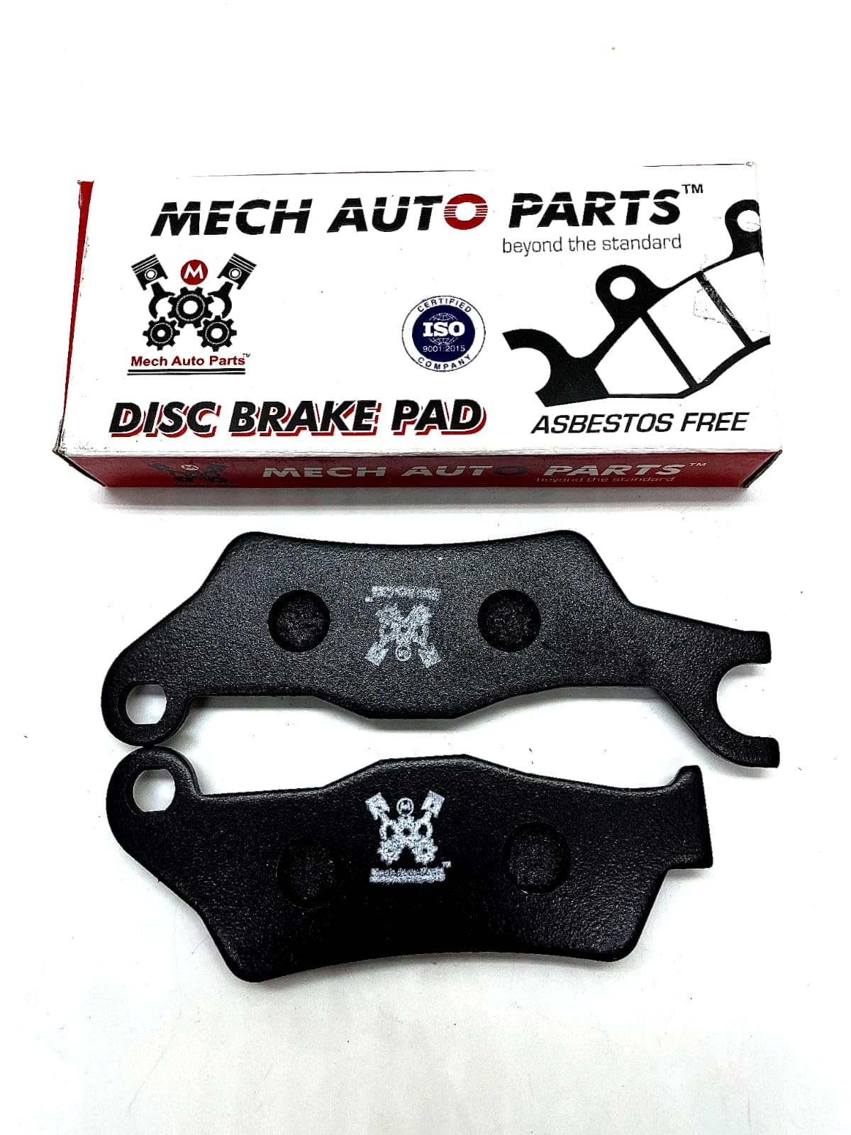High-Performance MECH AUTO PARTS Front Disc Brake Pads for Motorcycles - Durable Friction Material for Smooth Stopping | Perfect for Street Bikes, Cruisers & Commuting