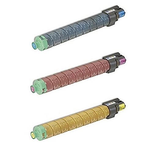 Compatible Replacement Toner Cartridge Combo Pack for Lanier LD-620C/LD-625C (Cyan/Magenta/Yellow) - 484-150CMY | Perfect for Office Printing, Document Reproduction & High-Volume Color Copying